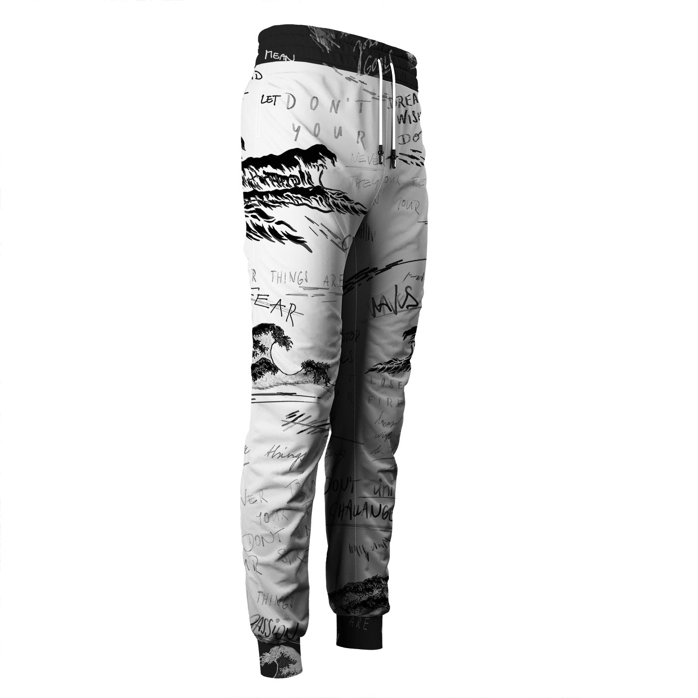 Sketch Waves Sweatpants