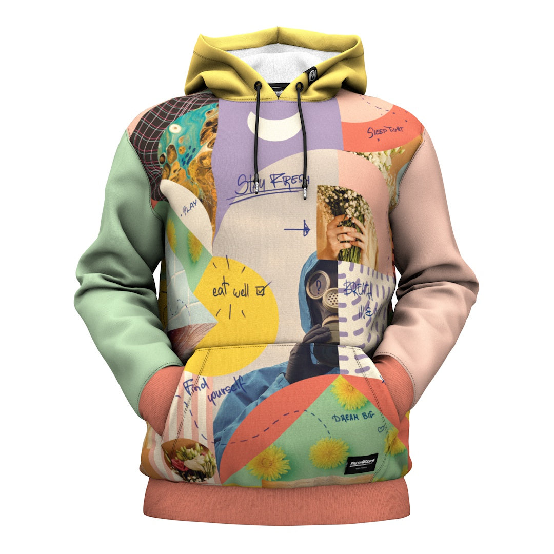 Glitch Collage Hoodie