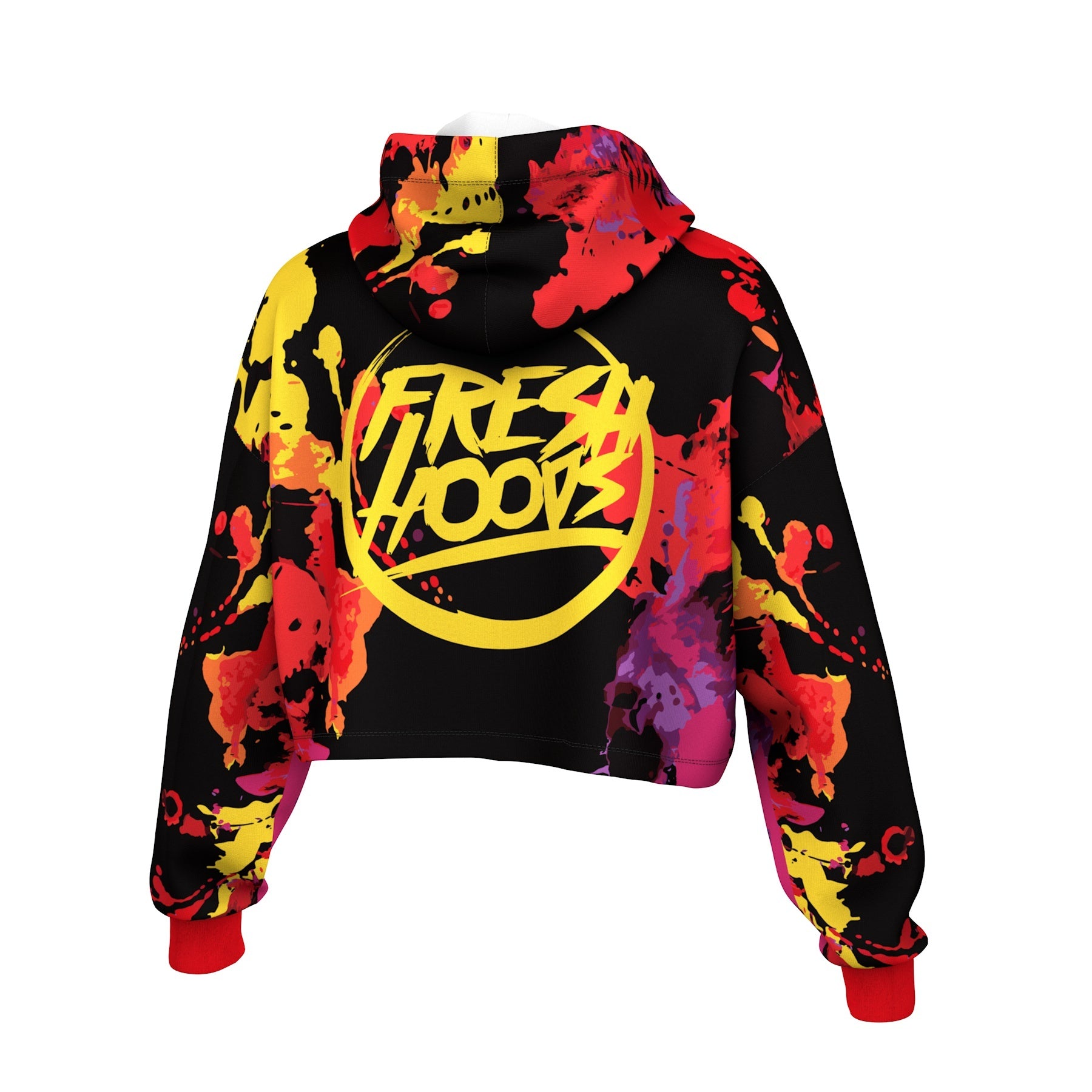 Full Moon Cropped Hoodie