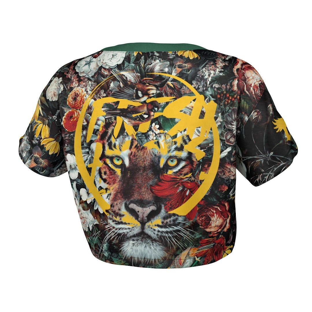 Flower Tiger Crop Top