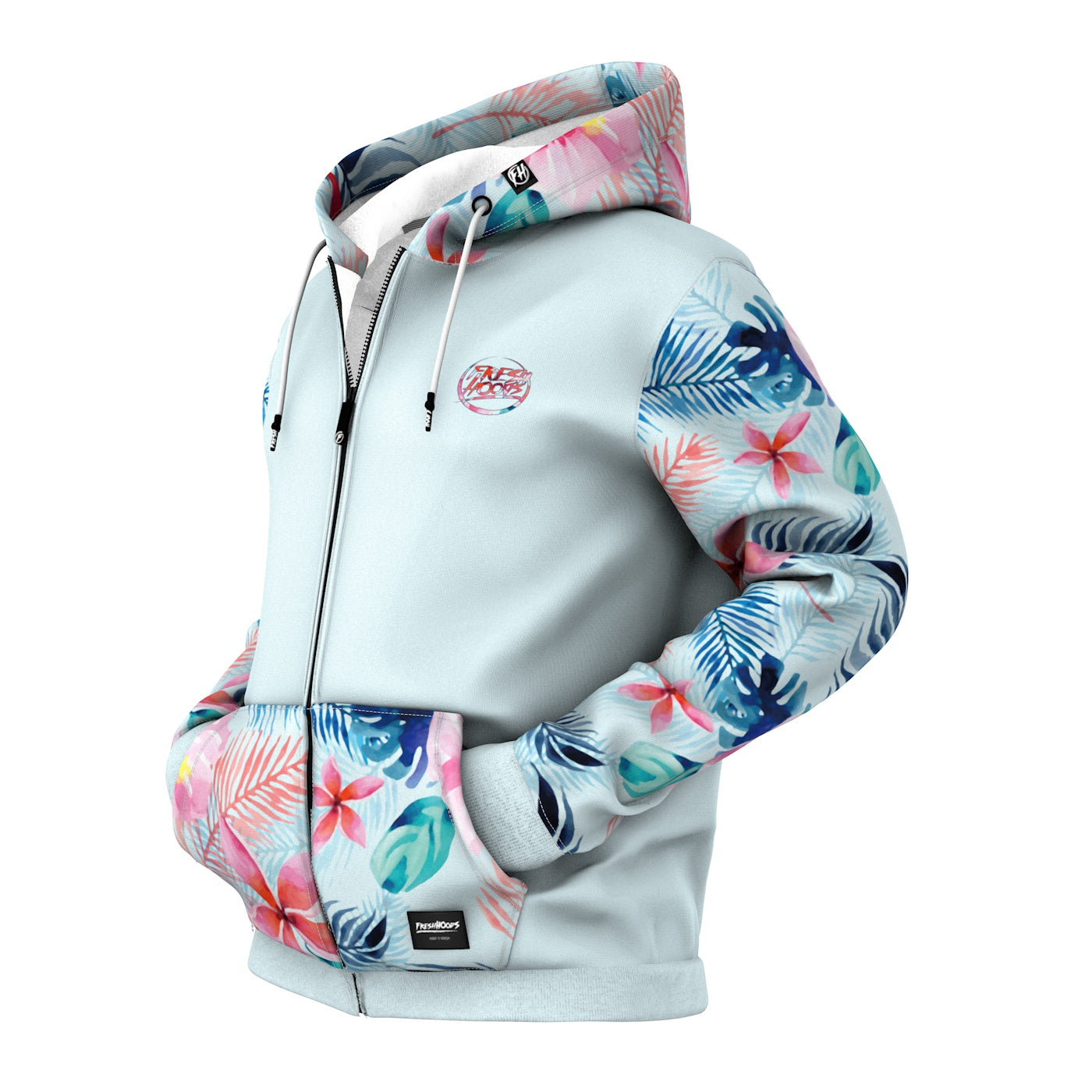 Paradise On Earth Zip Up Hoodie