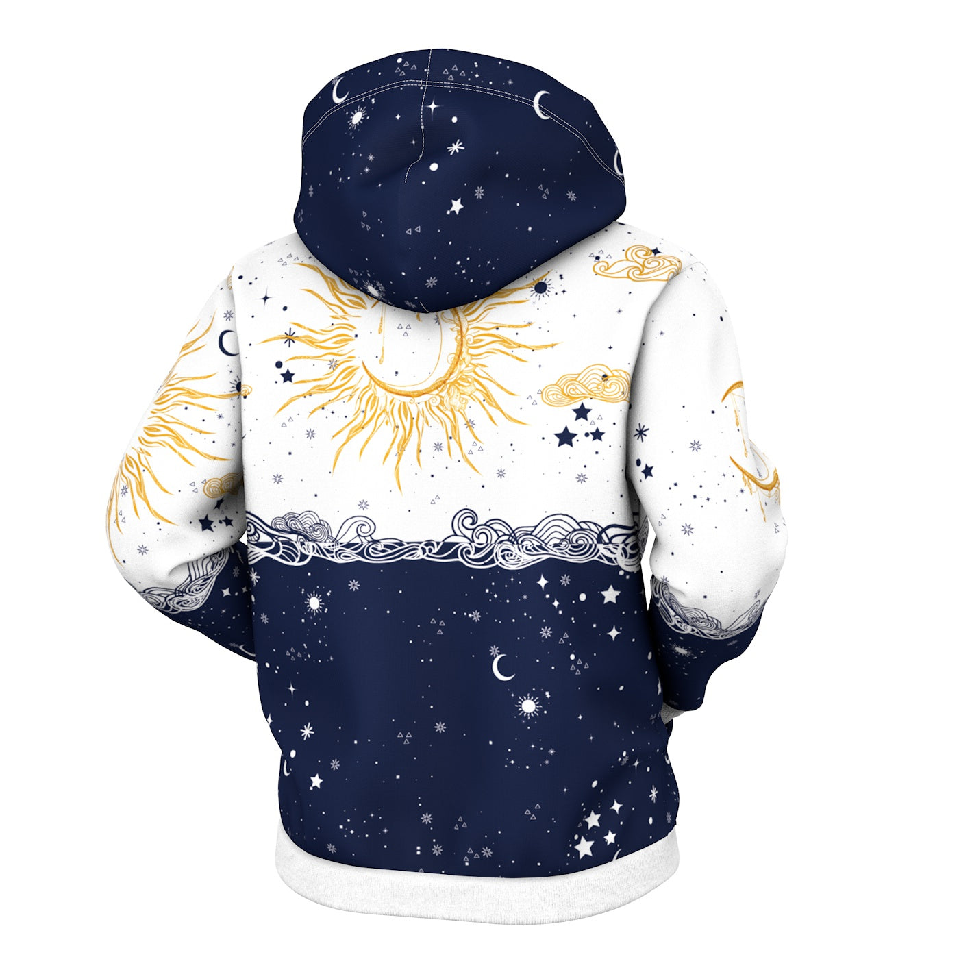 Sun and Moon Zip Up Hoodie