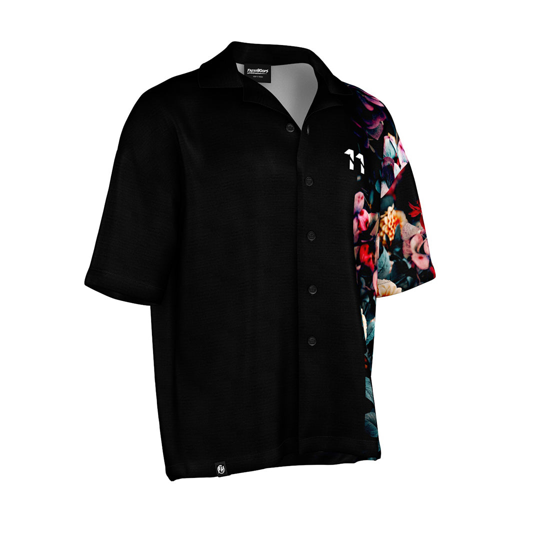 Vintage Flowers Oversized Button Shirt