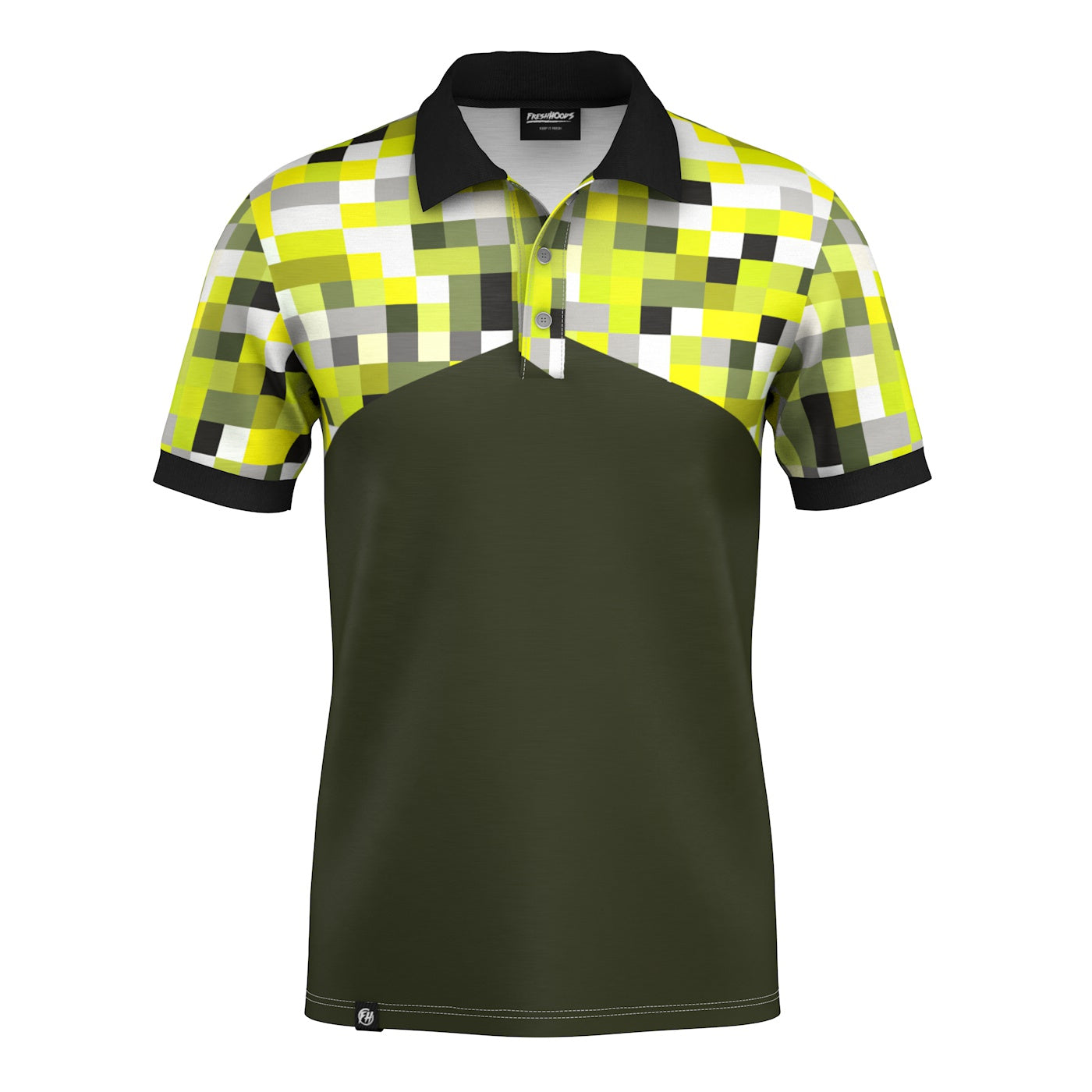 Green Fusion Polo Shirt