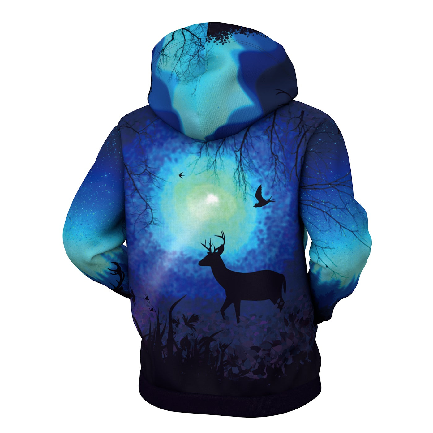 Lunar Glow Zip Up Hoodie