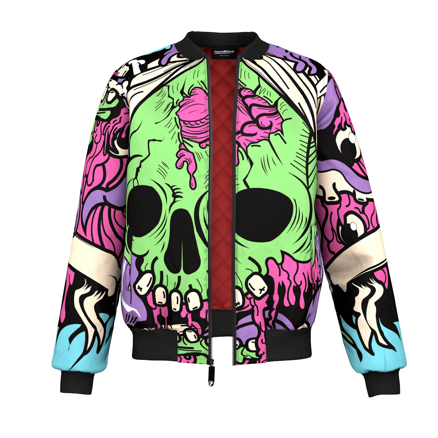 Dirty Skull Bomber Jacket