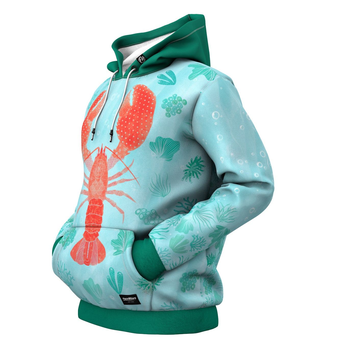 Motif Lobster Hoodie