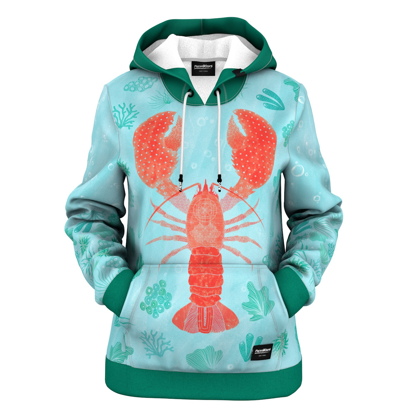 Motif Lobster Women Hoodie