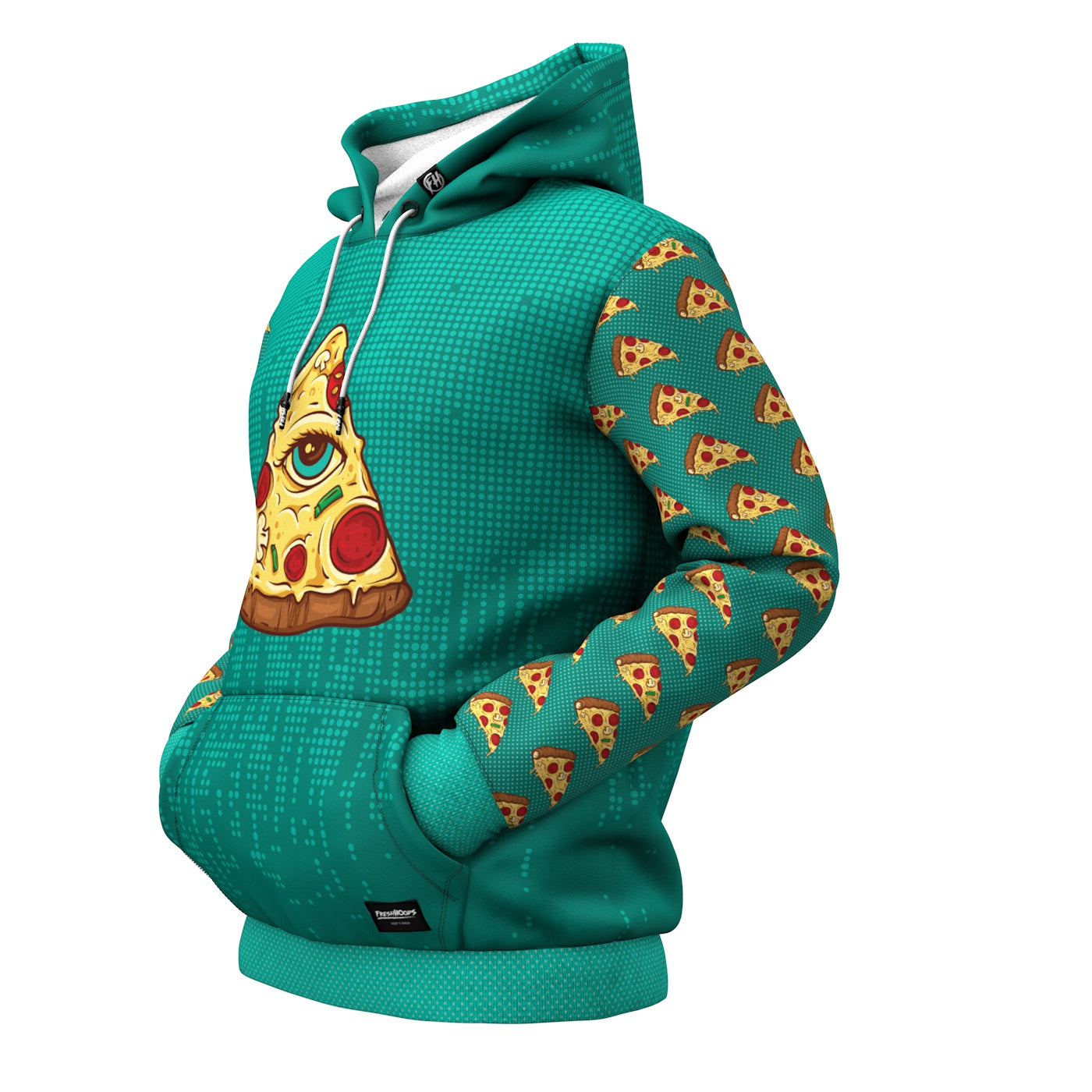 All Seeing Pizza Hoodie