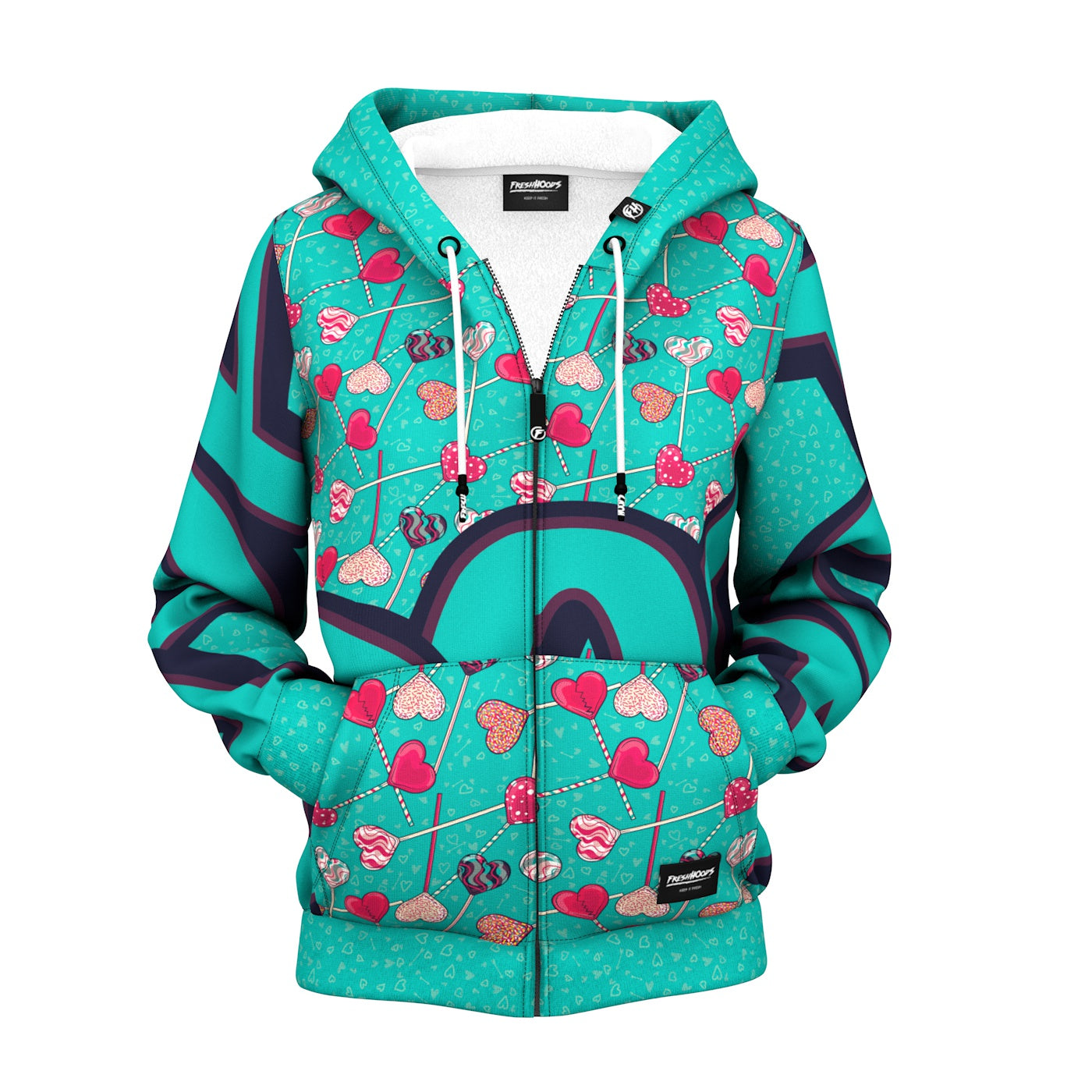 Lovepop Women Zip Up Hoodie