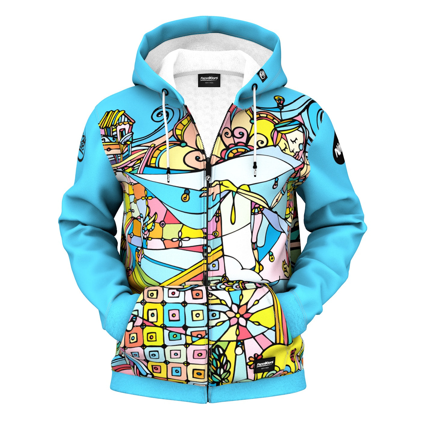 Wonderland Zip Up Hoodie