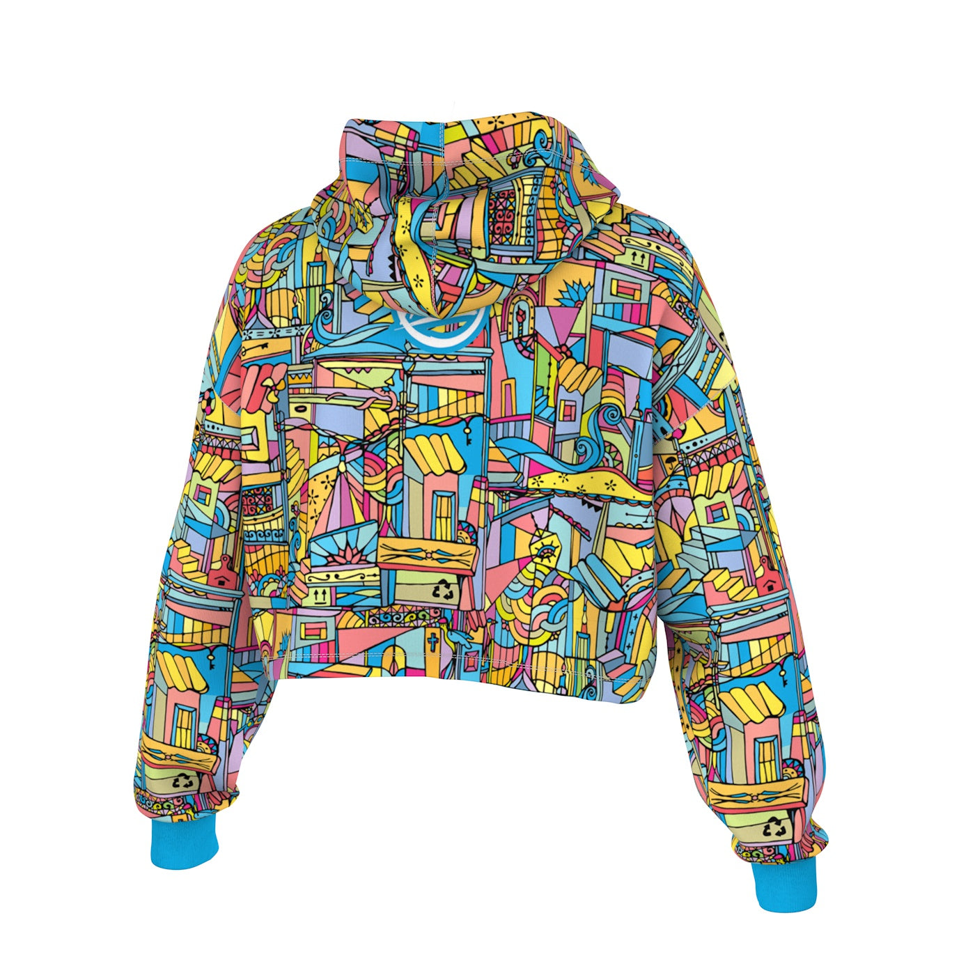 Favela Cropped Hoodie