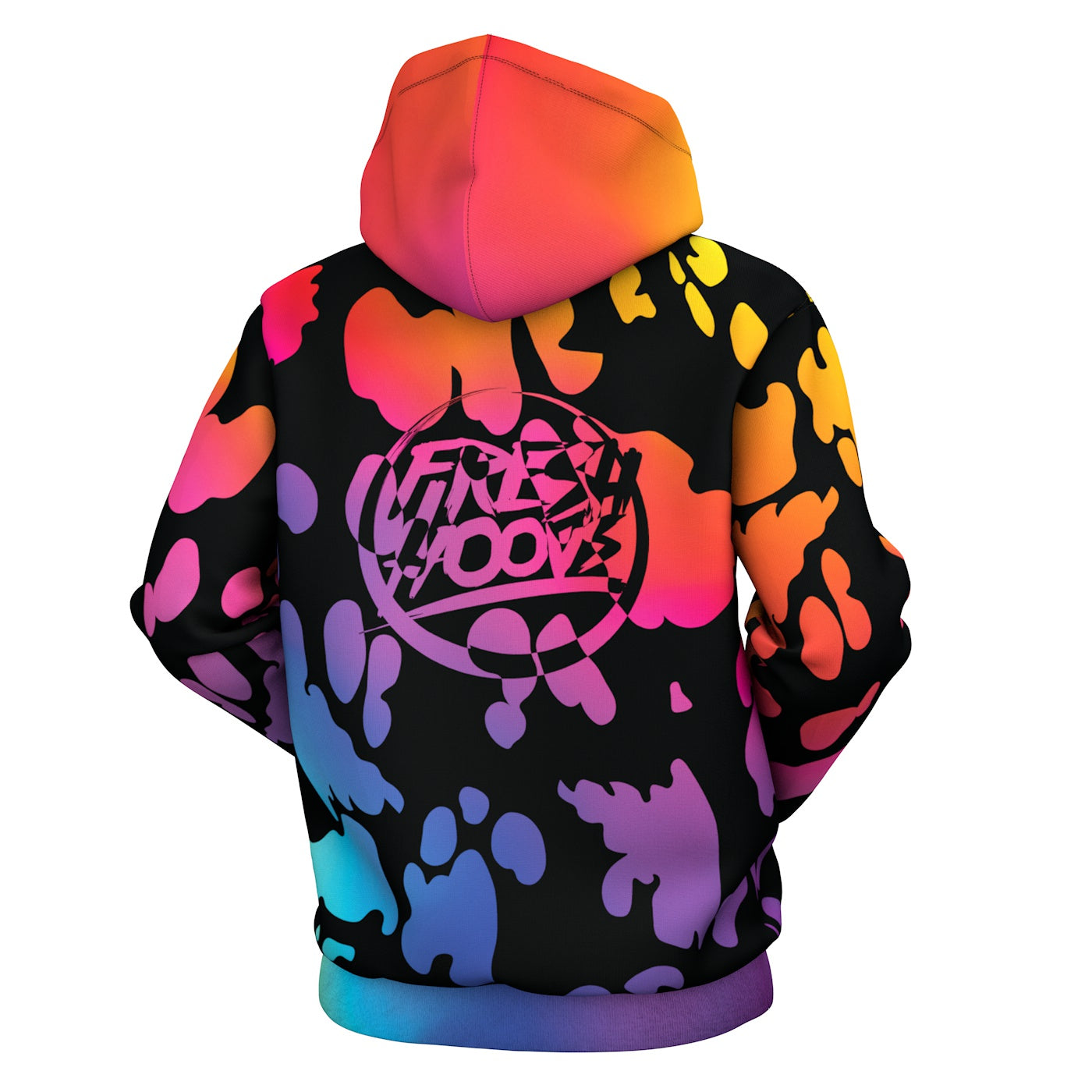 Rainbow Cow Hoodie