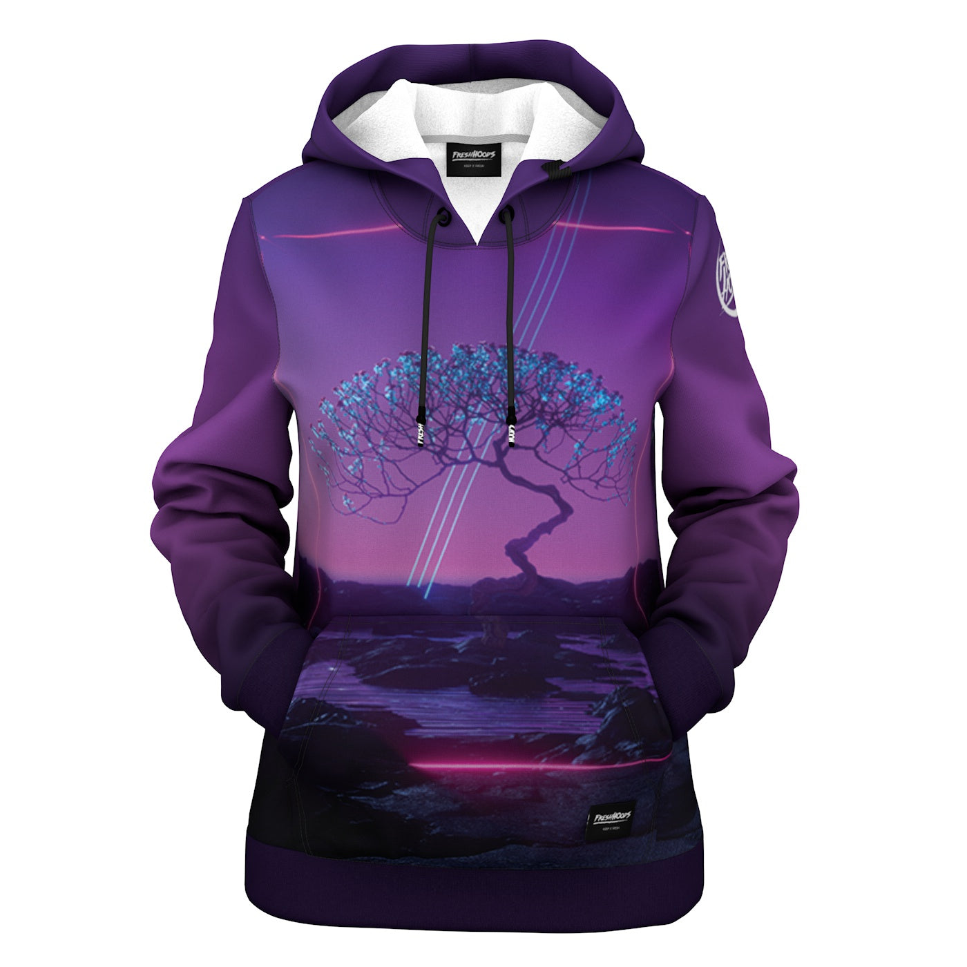 Cosmic Blossom Women Hoodie