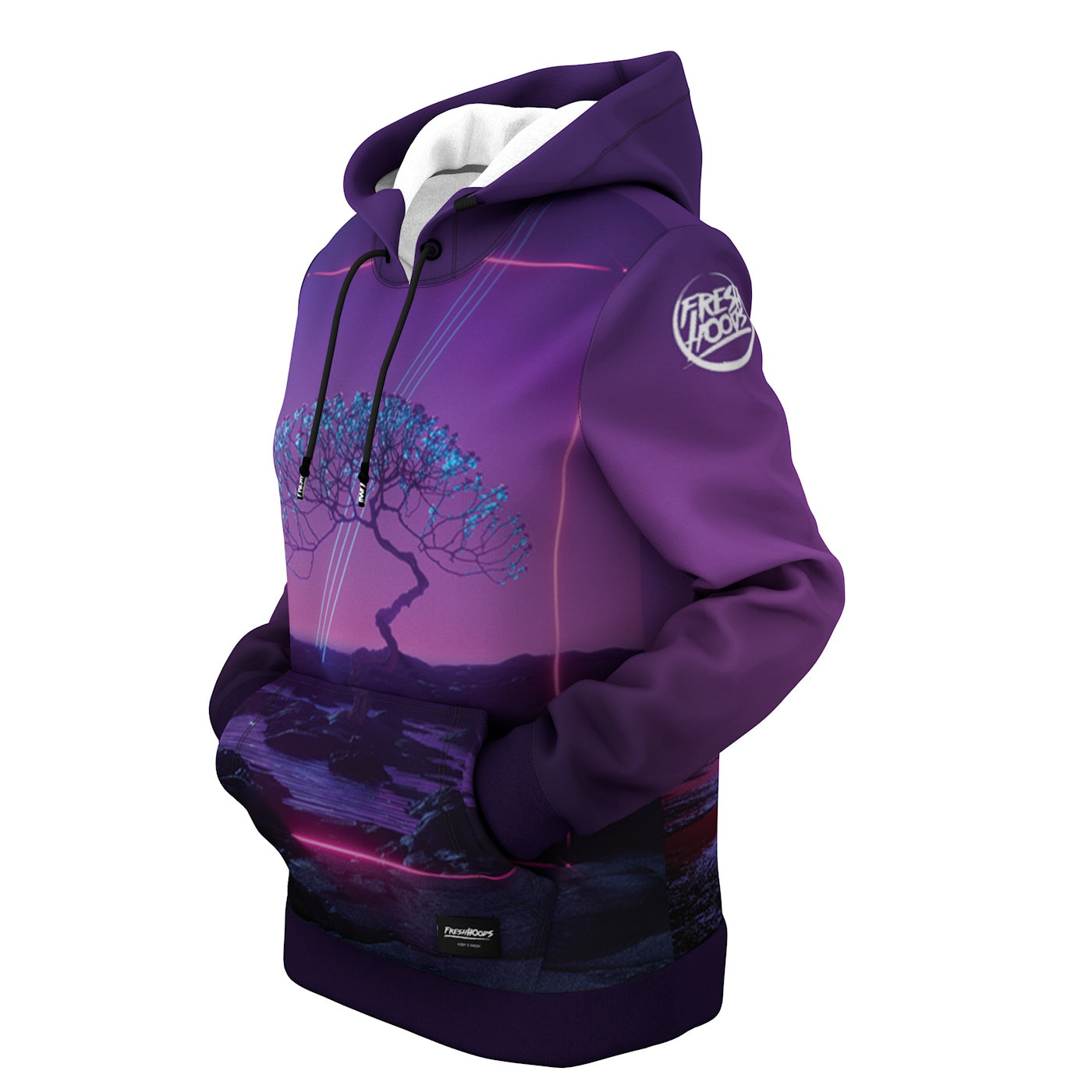 Cosmic Blossom Women Hoodie