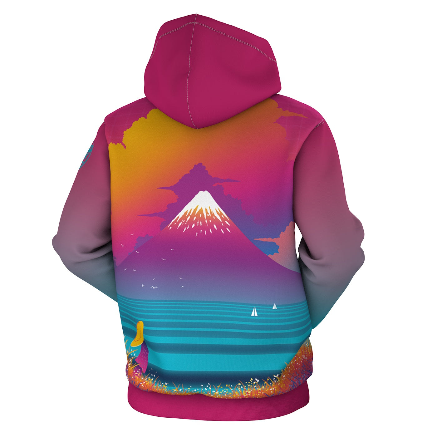 Cyber Fuji Hoodie