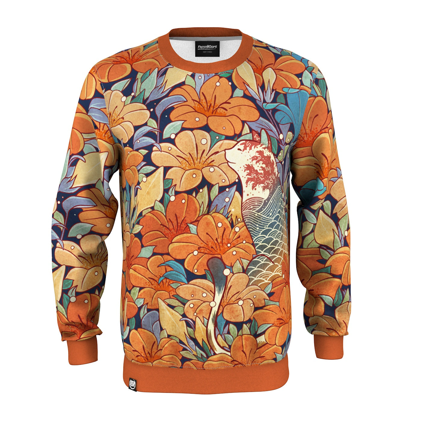 Neko Flowers Sweatshirt