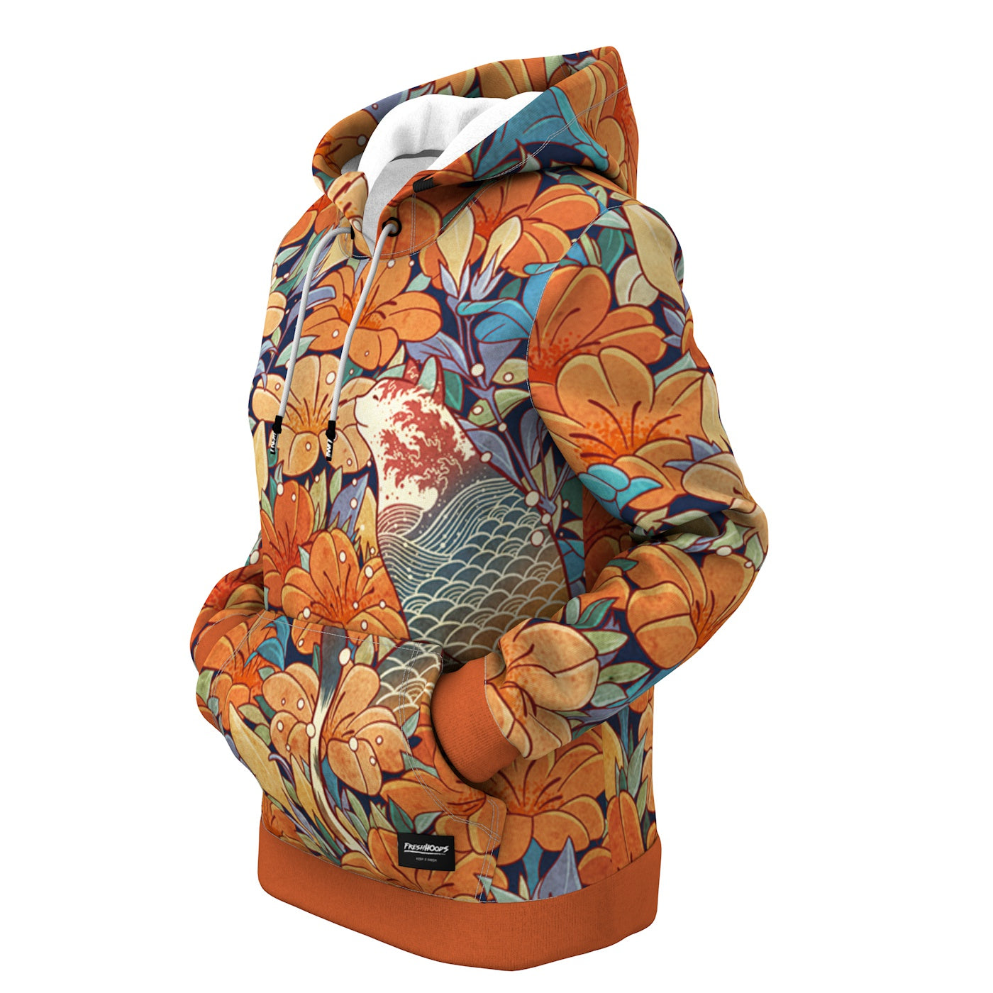 Neko Flowers Women Hoodie