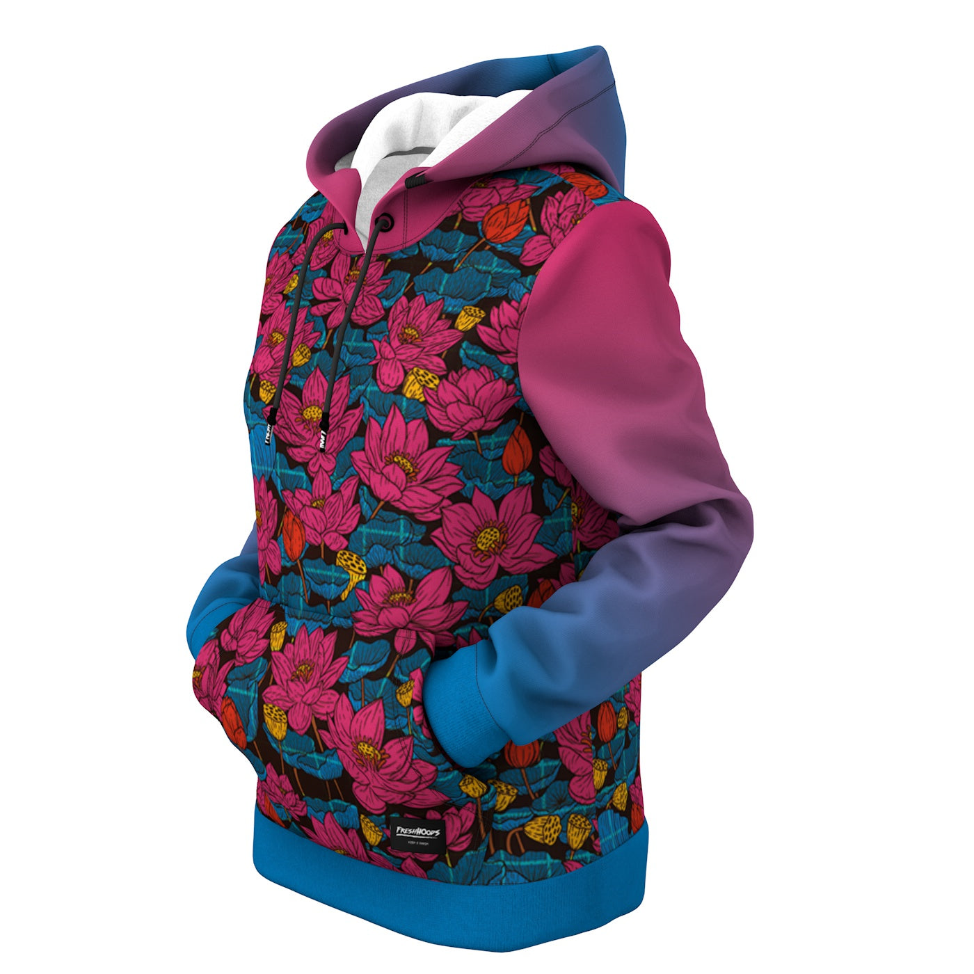 Cyber Lotus Women Hoodie