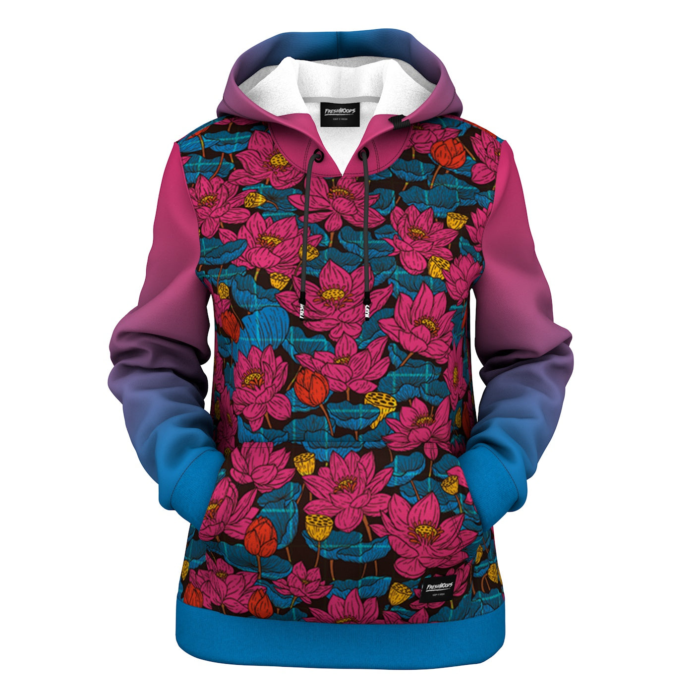 Cyber Lotus Women Hoodie