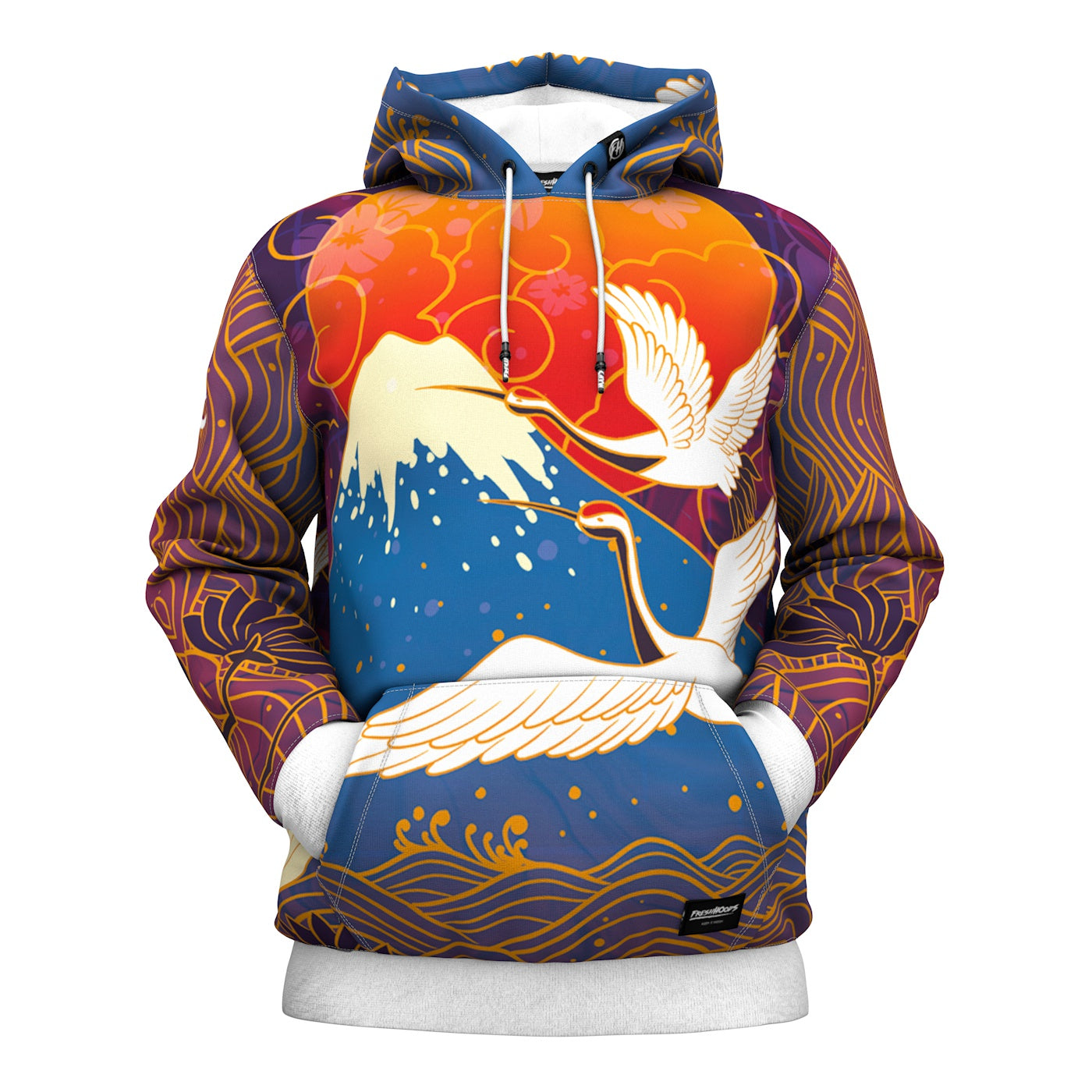 Manchurian Crane Hoodie