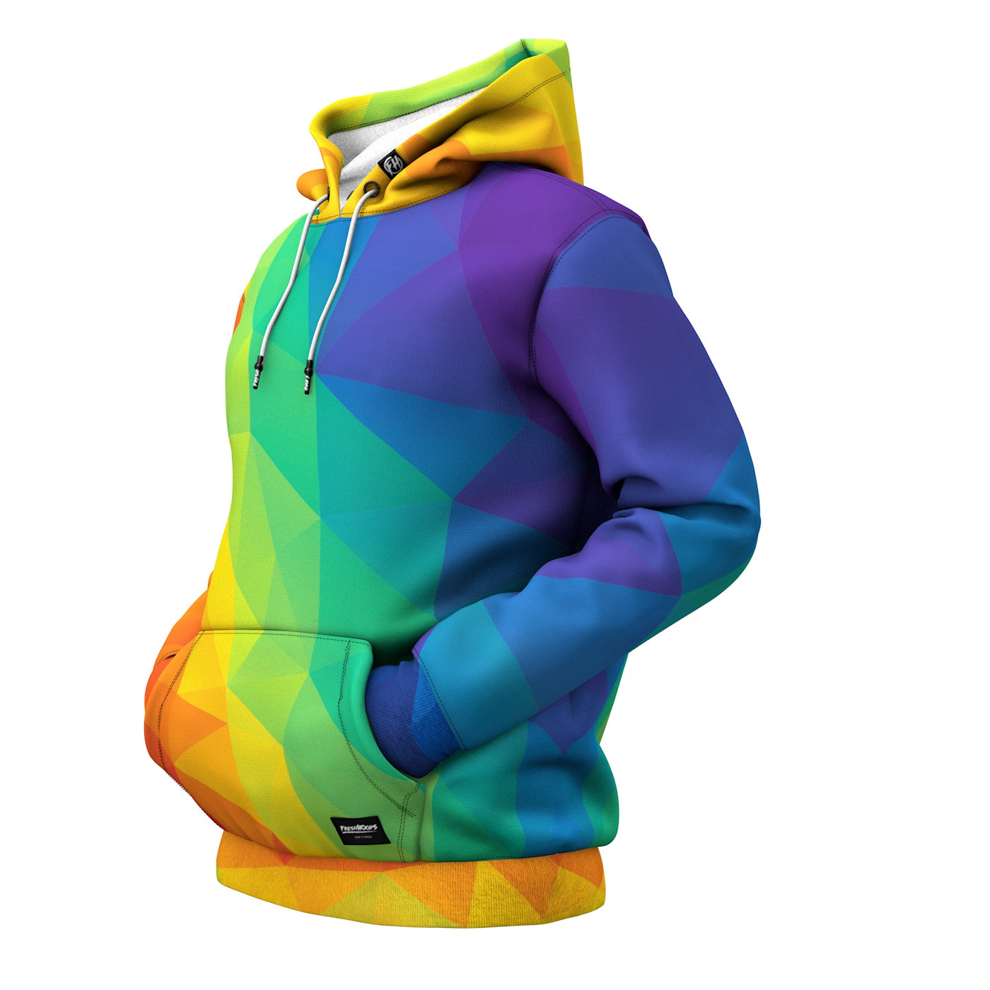 Cubes Rainbow Hoodie