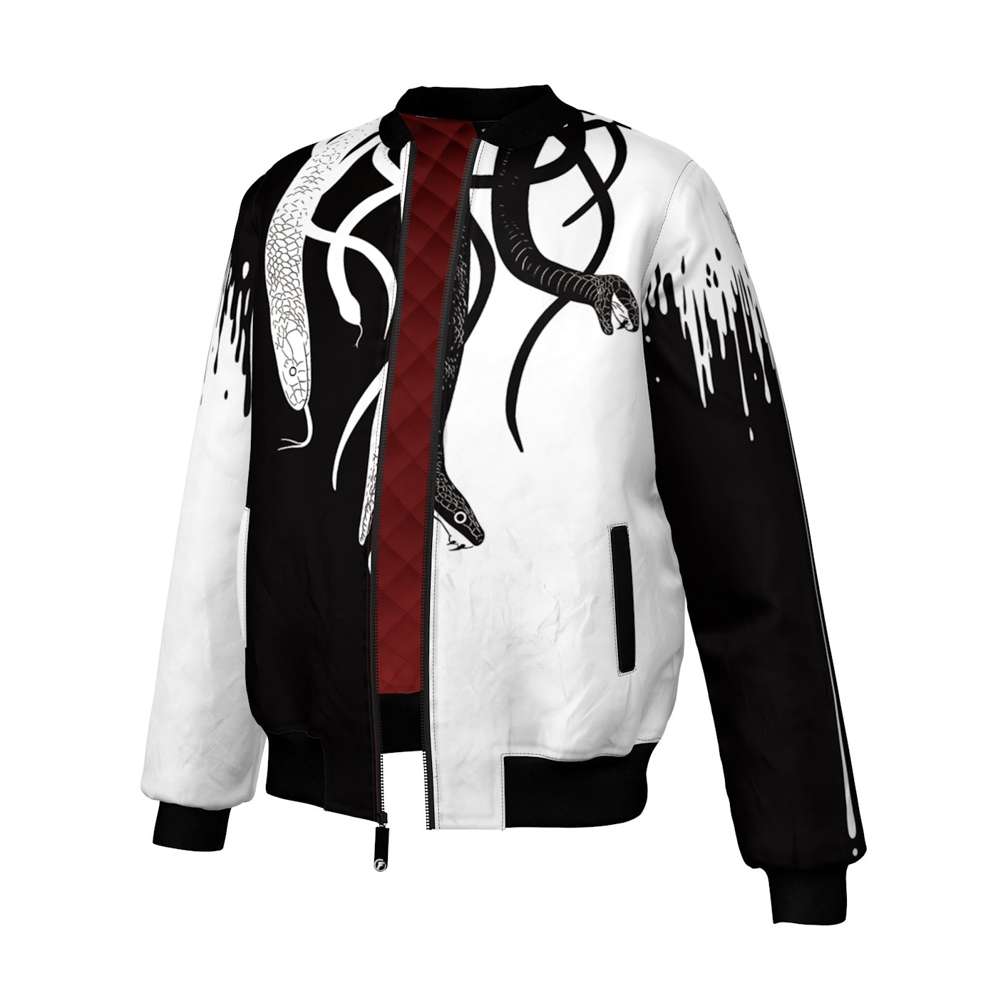 Snake Attack Bomber Jacket