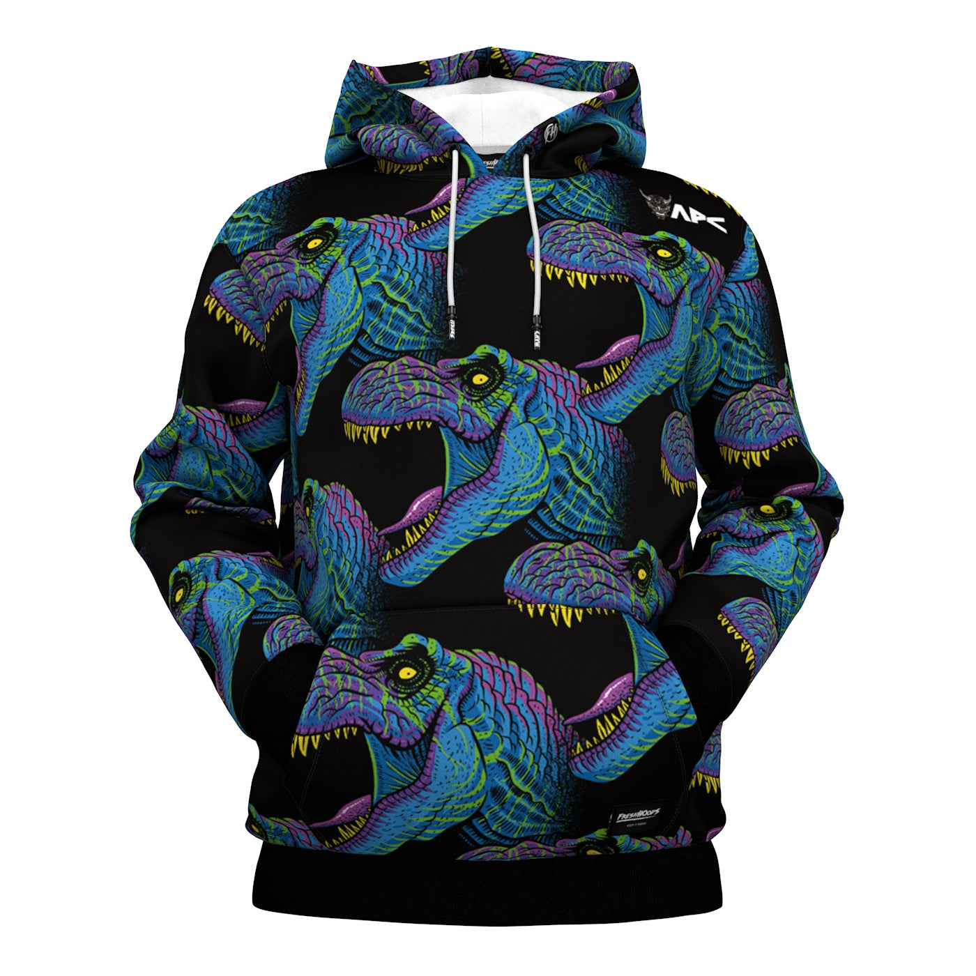 Rex Pattern Hoodie