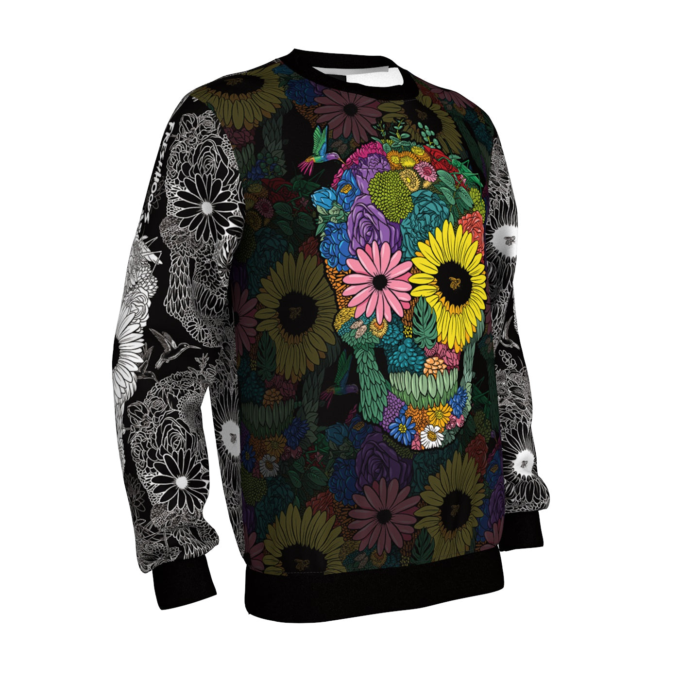 Floral Skull Sweatshirt