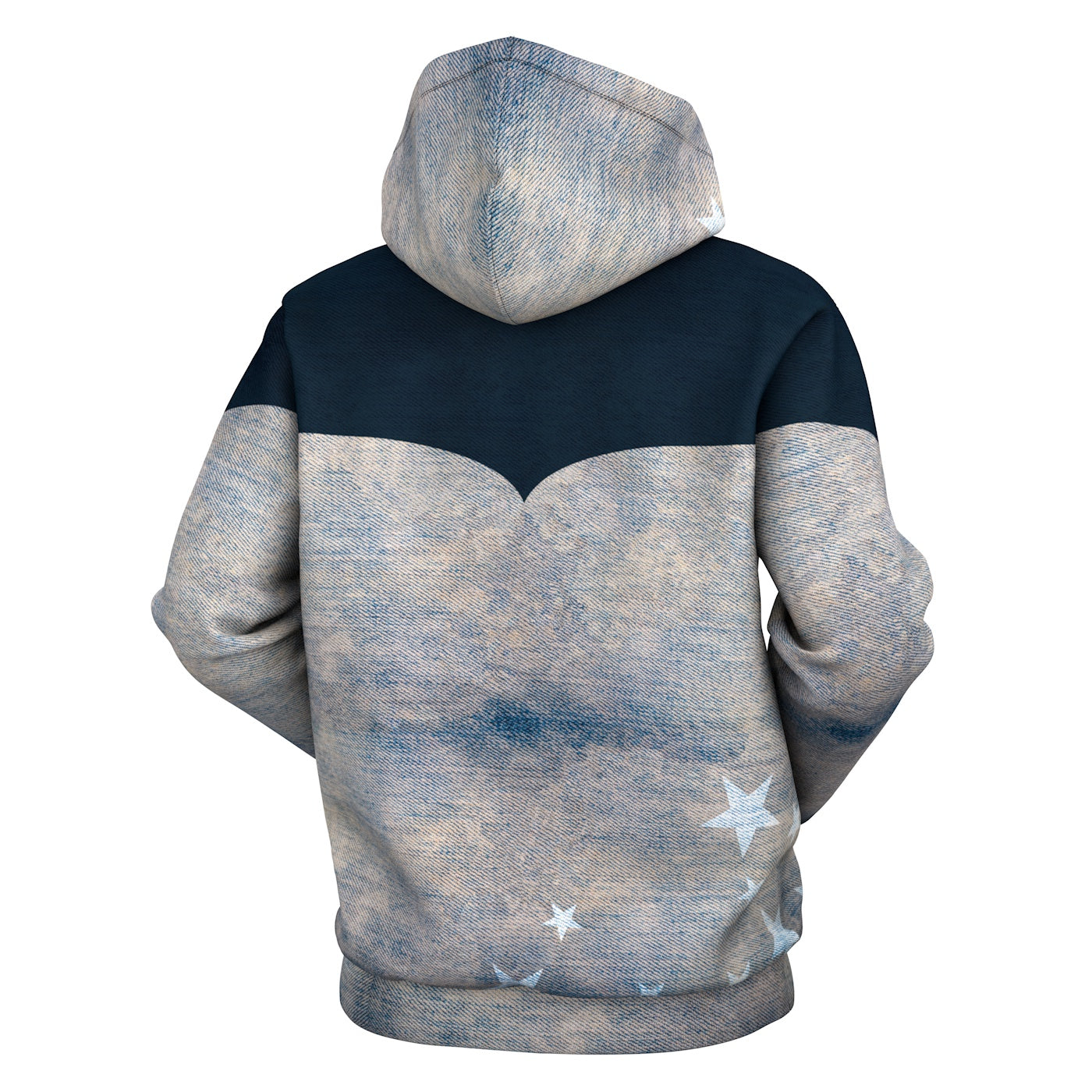 Starry Denim Hoodie