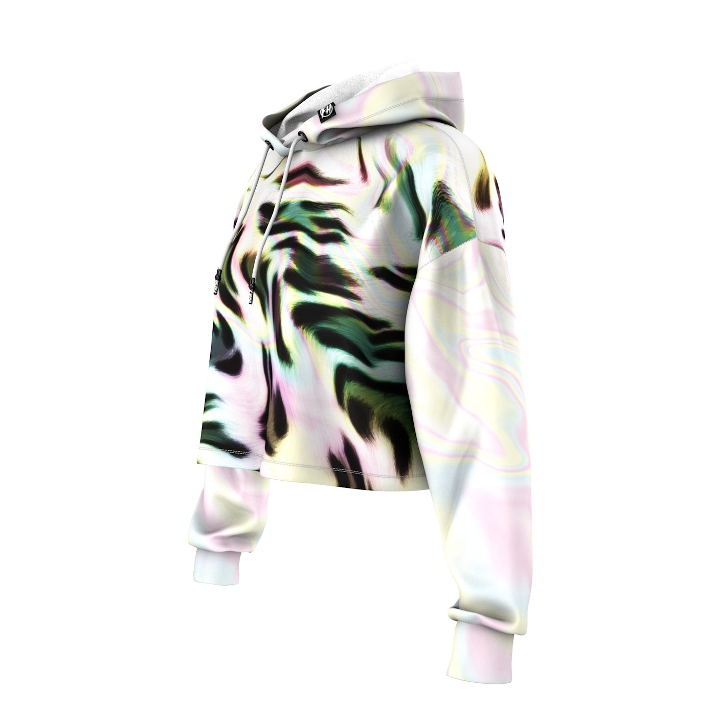 Lucid Spots Cropped Hoodie