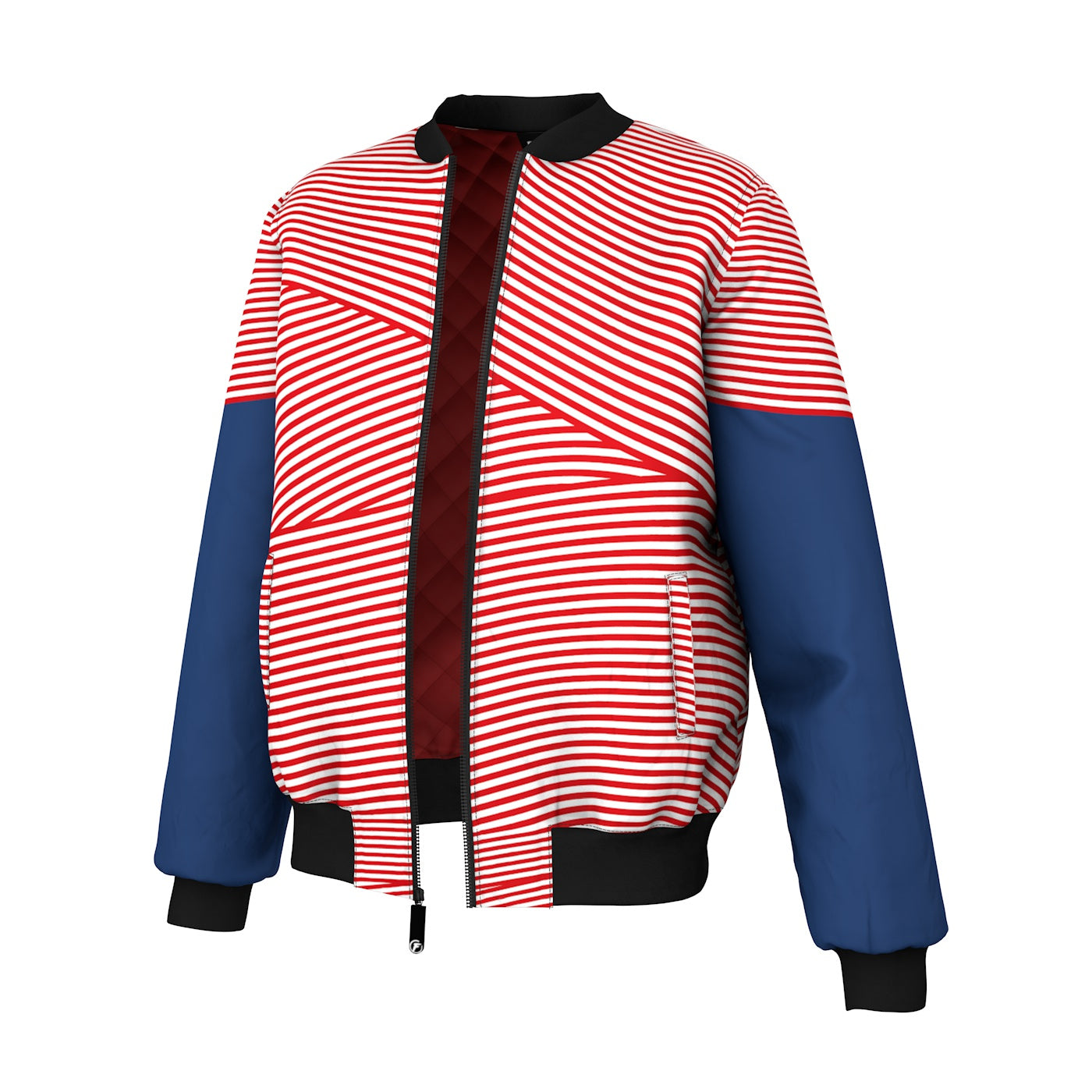 Stripes And Stars Bomber Jacket