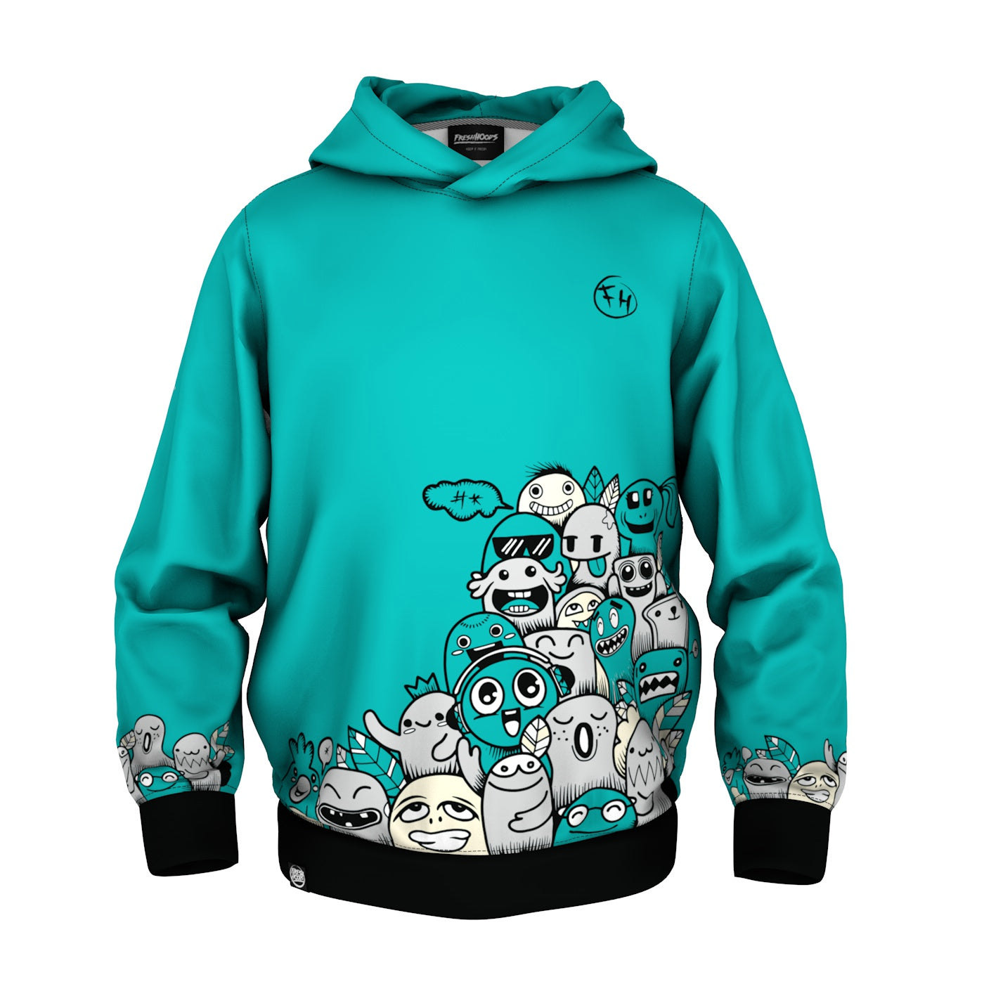 UFO Family Kids Hoodie