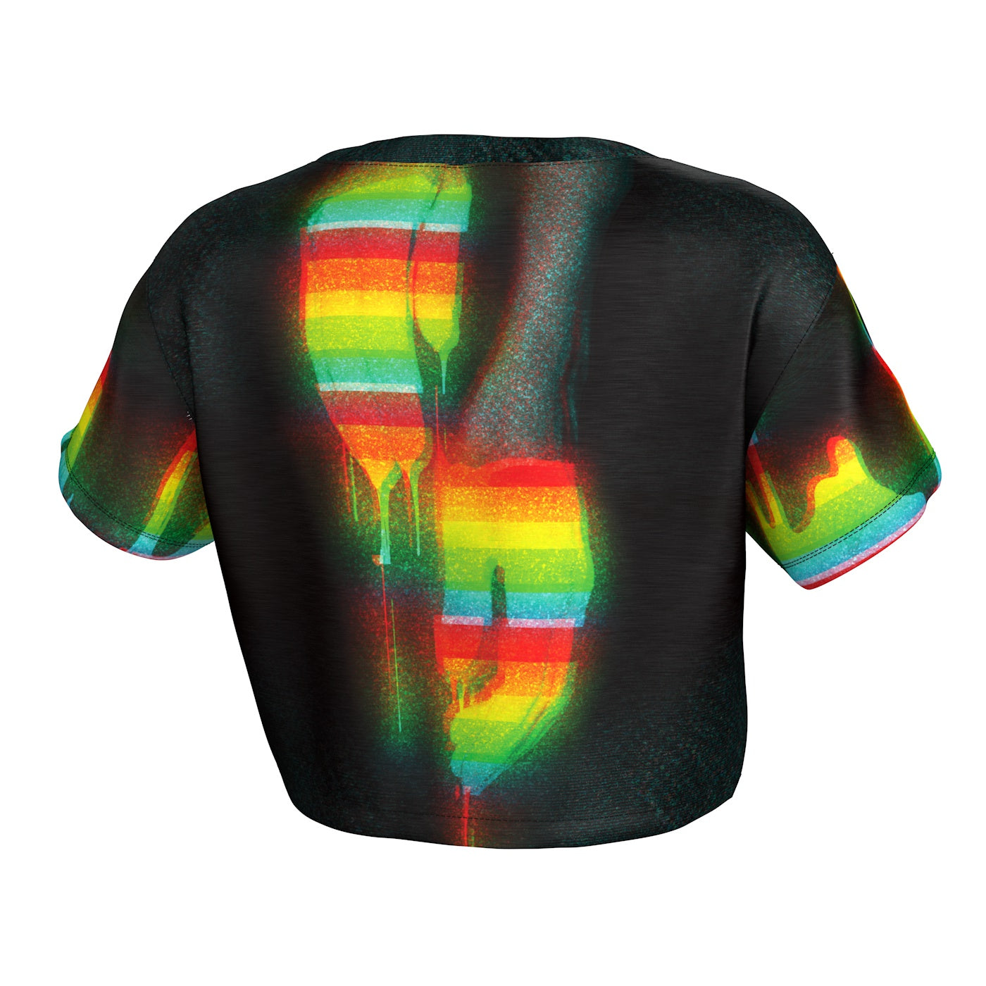 A Handful Rainbow Crop Top