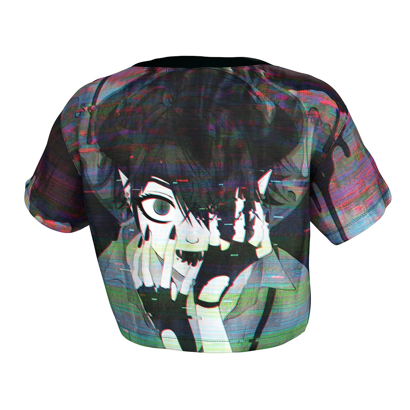 Swallowed By Darkness Crop Top