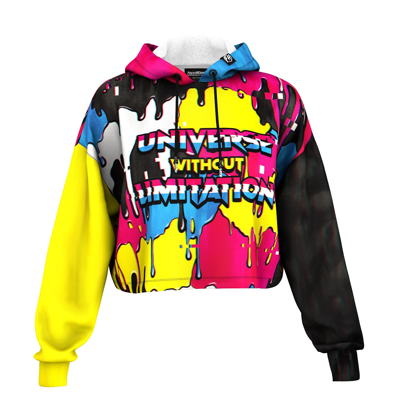 Universe Without Limitation Cropped Hoodie