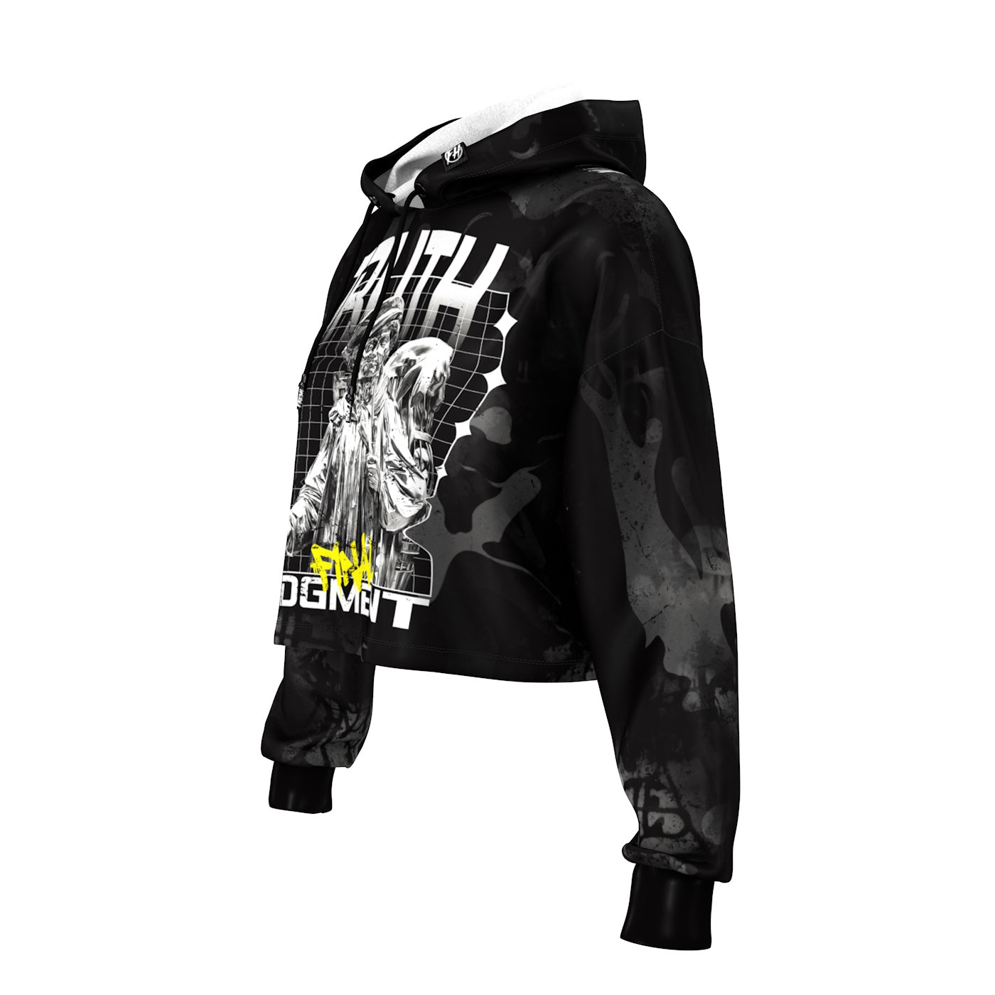 Judgment Cropped Hoodie