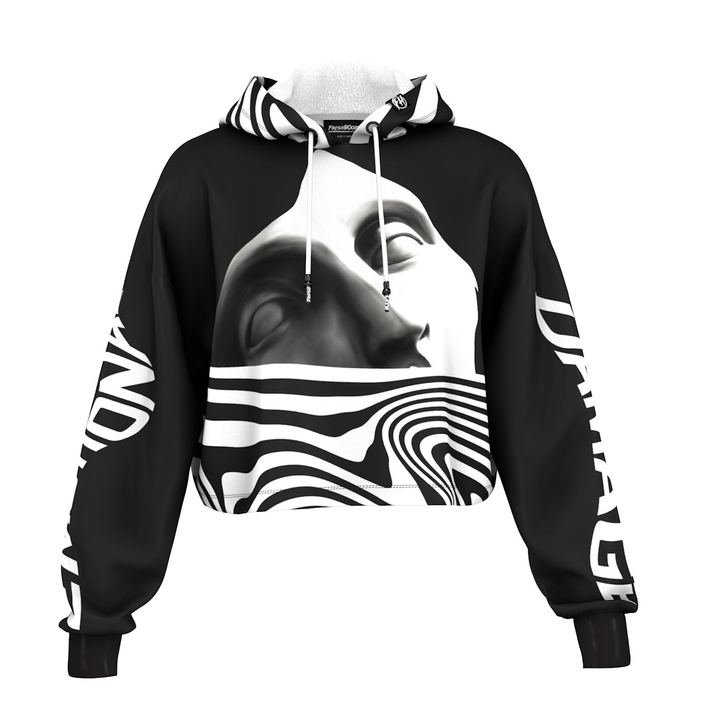 Emotional Damage Cropped Hoodie