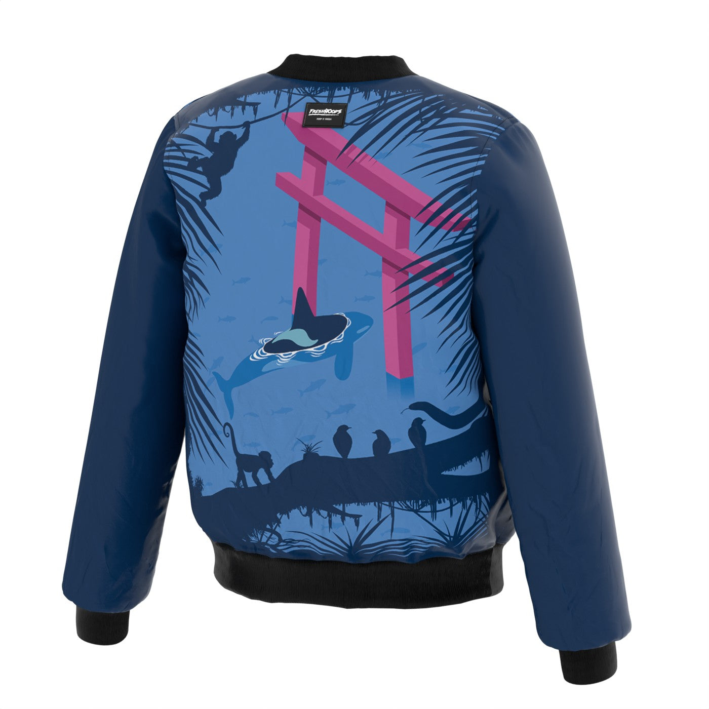 Killer Whale Torii Bomber Jacket