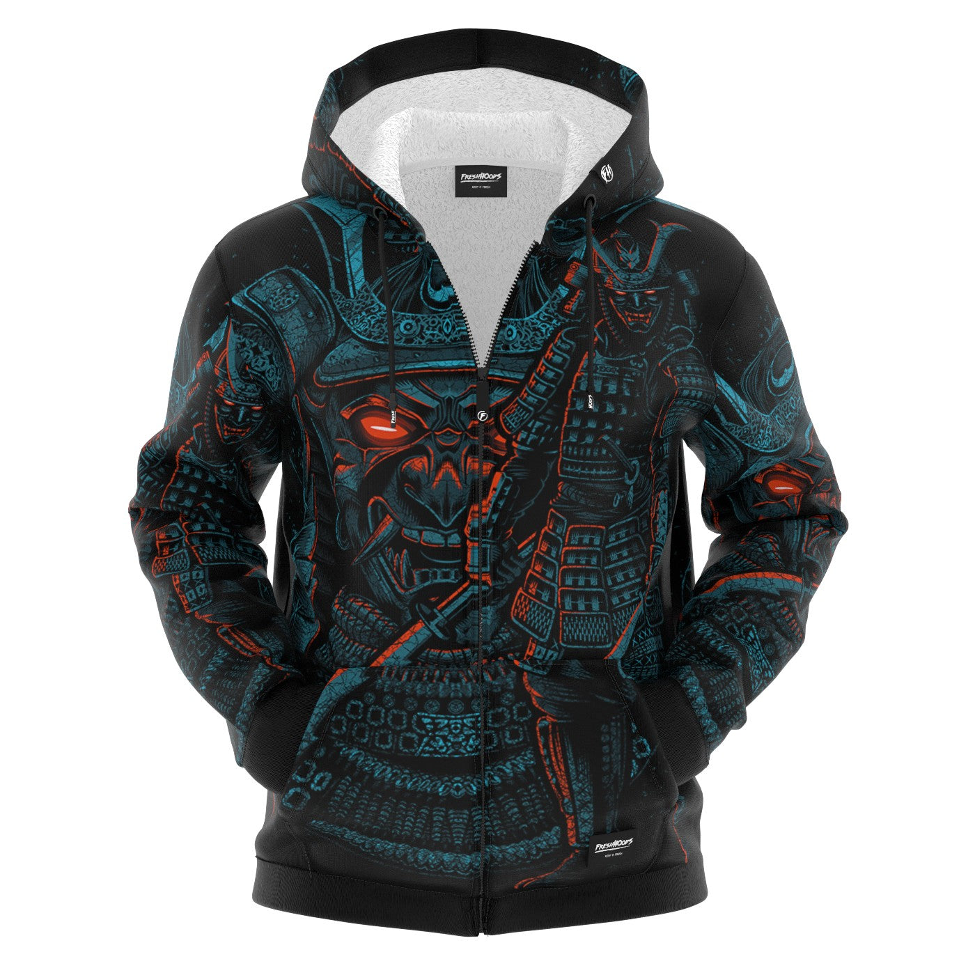 Samurai Zip Up Hoodie