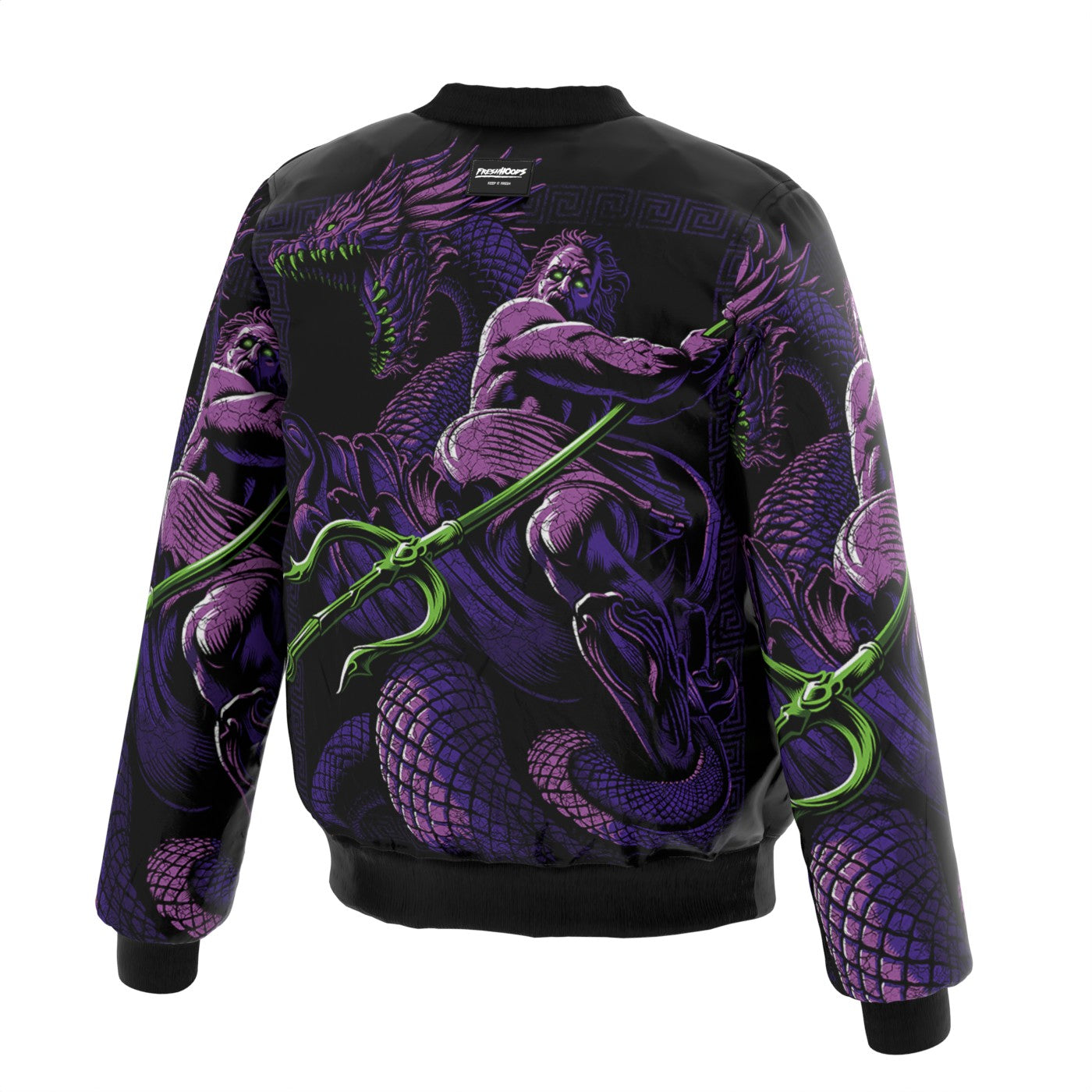 Poseidon Dragon Bomber Jacket