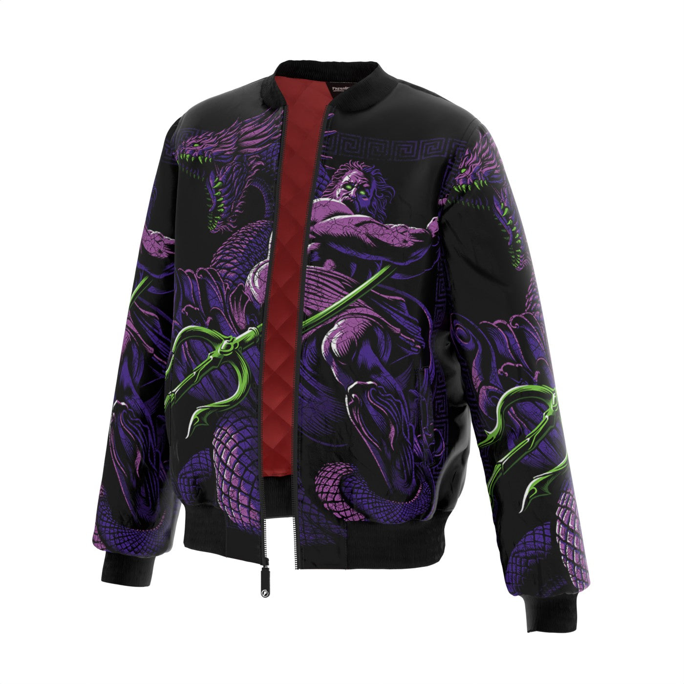 Poseidon Dragon Bomber Jacket