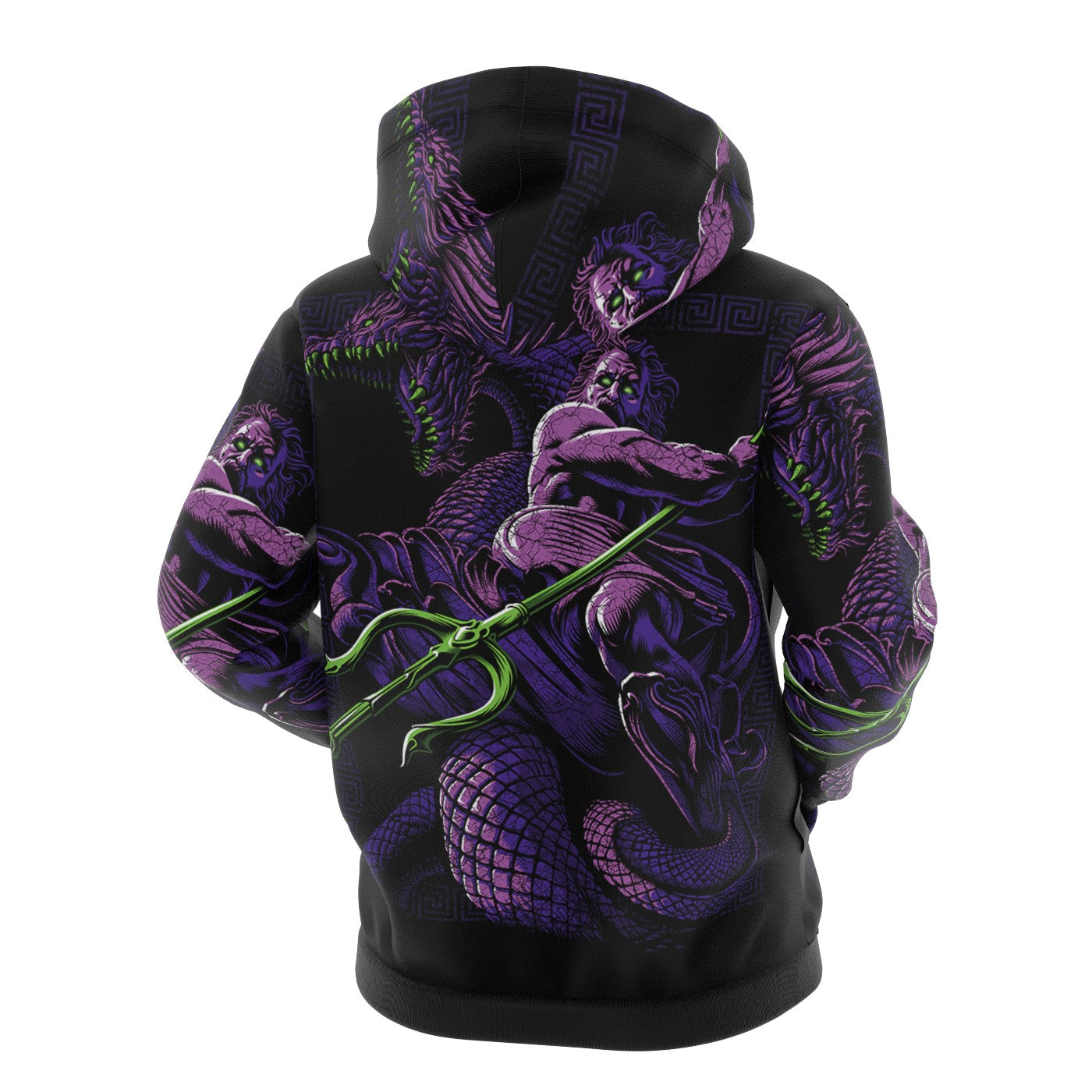 Poseidon Dragon Zip Up Hoodie