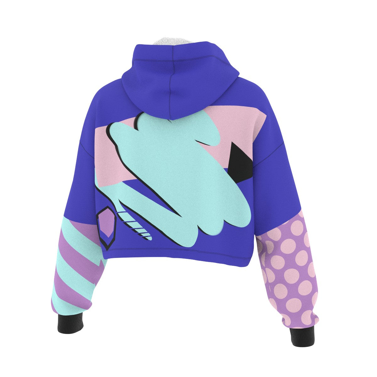 Artistic Street Cropped Hoodie