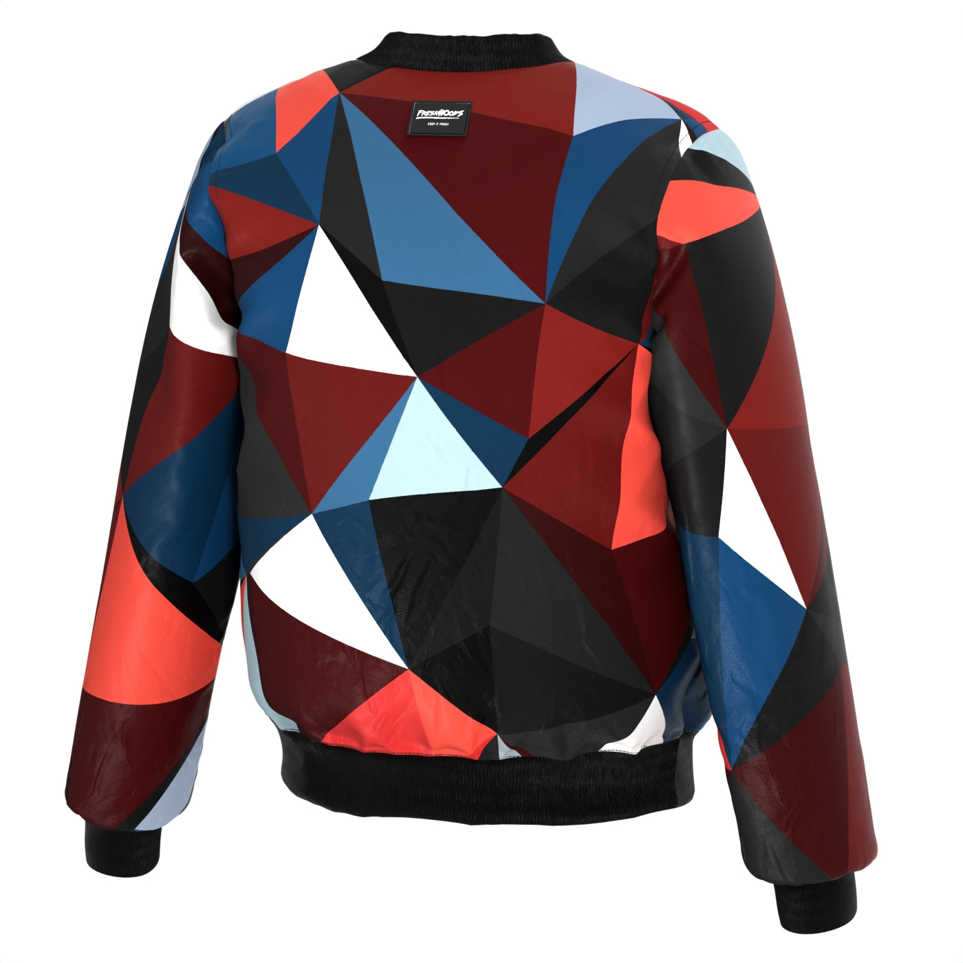 Cubes Sunset Bomber Jacket