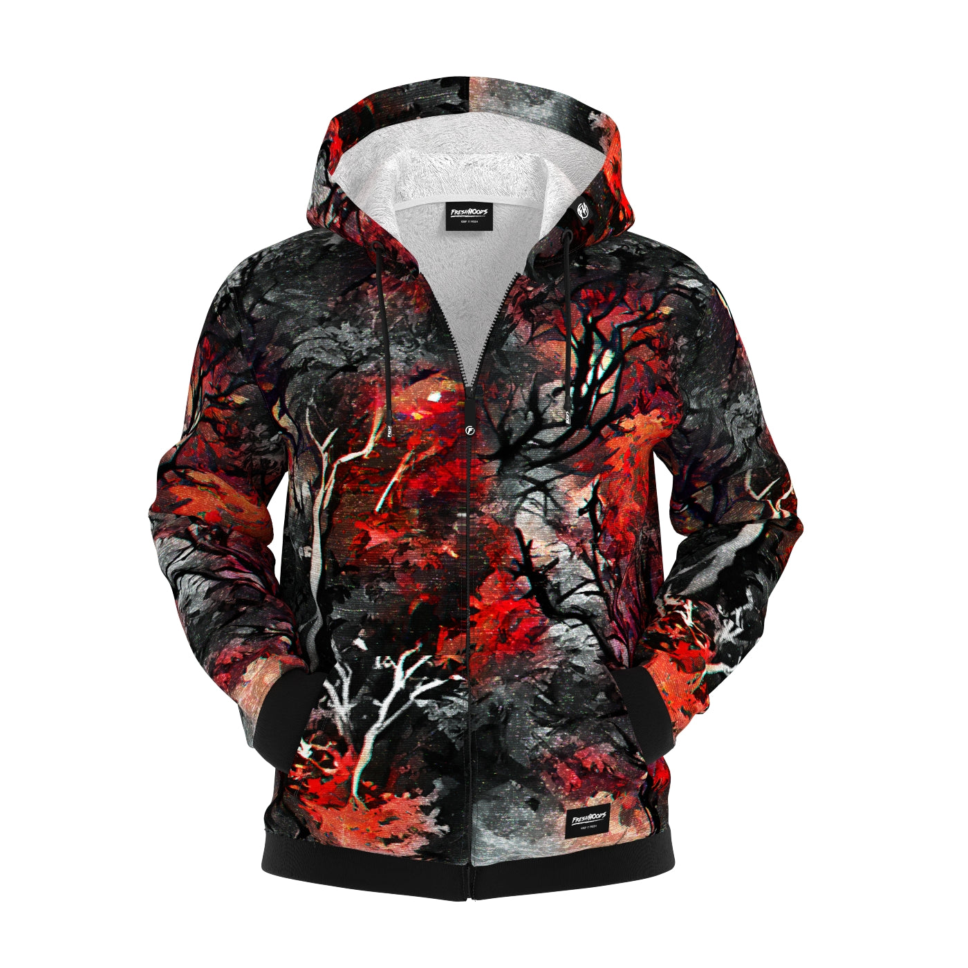 Branches Of Soul Zip Up Hoodie