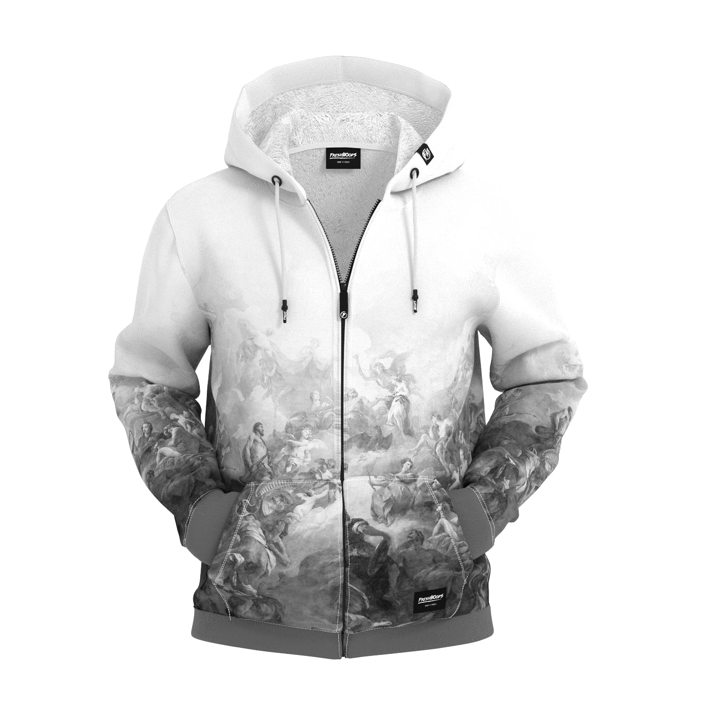 Tearing Sky Zip Up Hoodie