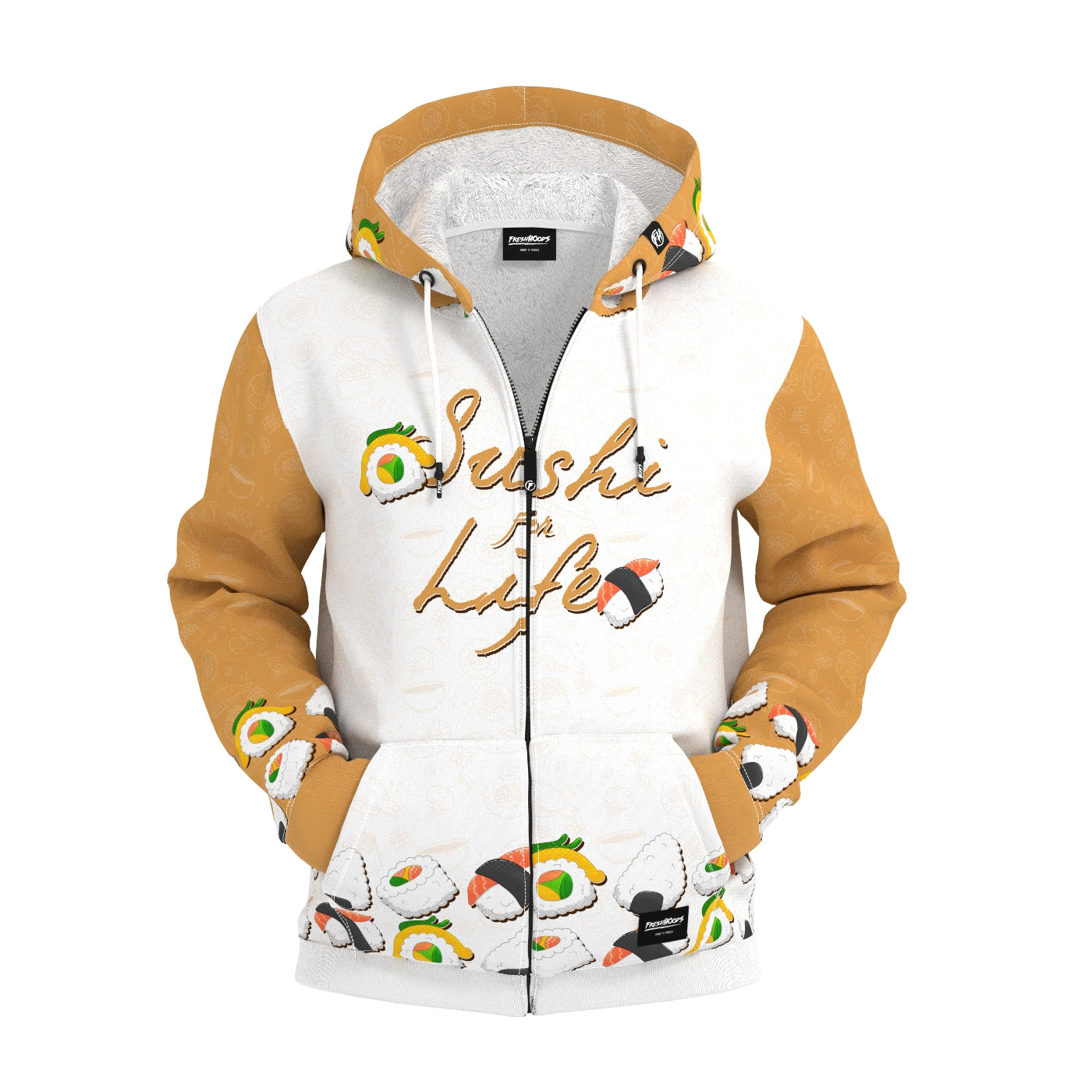 Sushi! Mine! Zip Up Hoodie