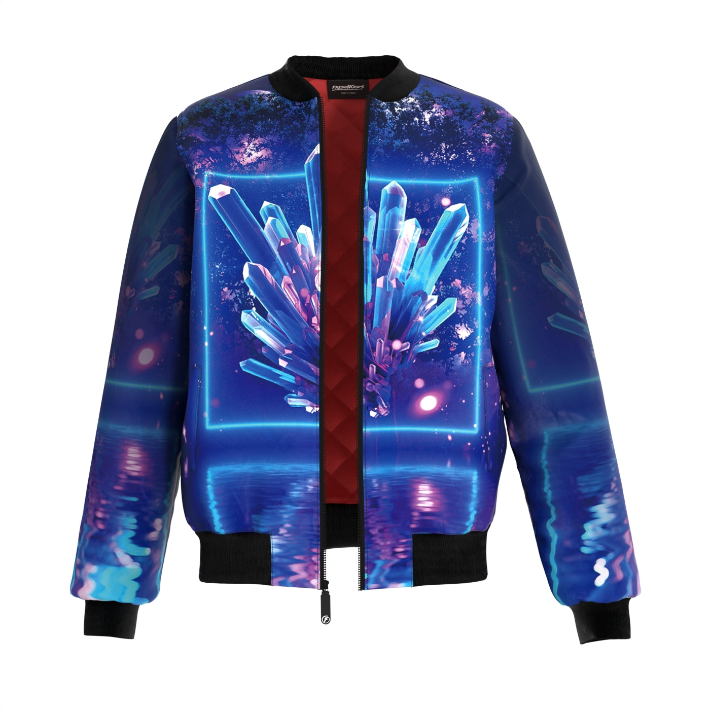 Neon Treasure Bomber Jacket