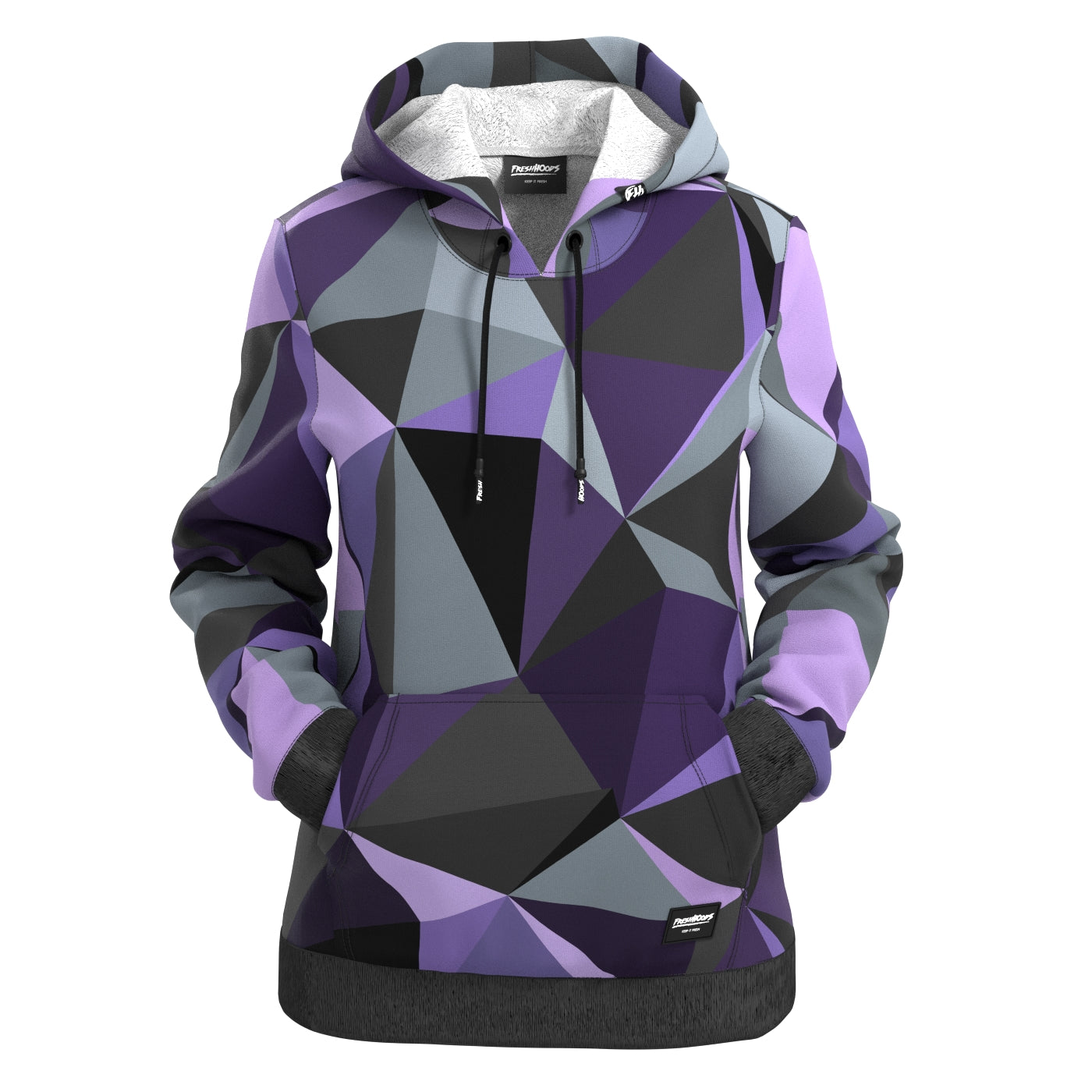 Cubes Space Women Hoodie